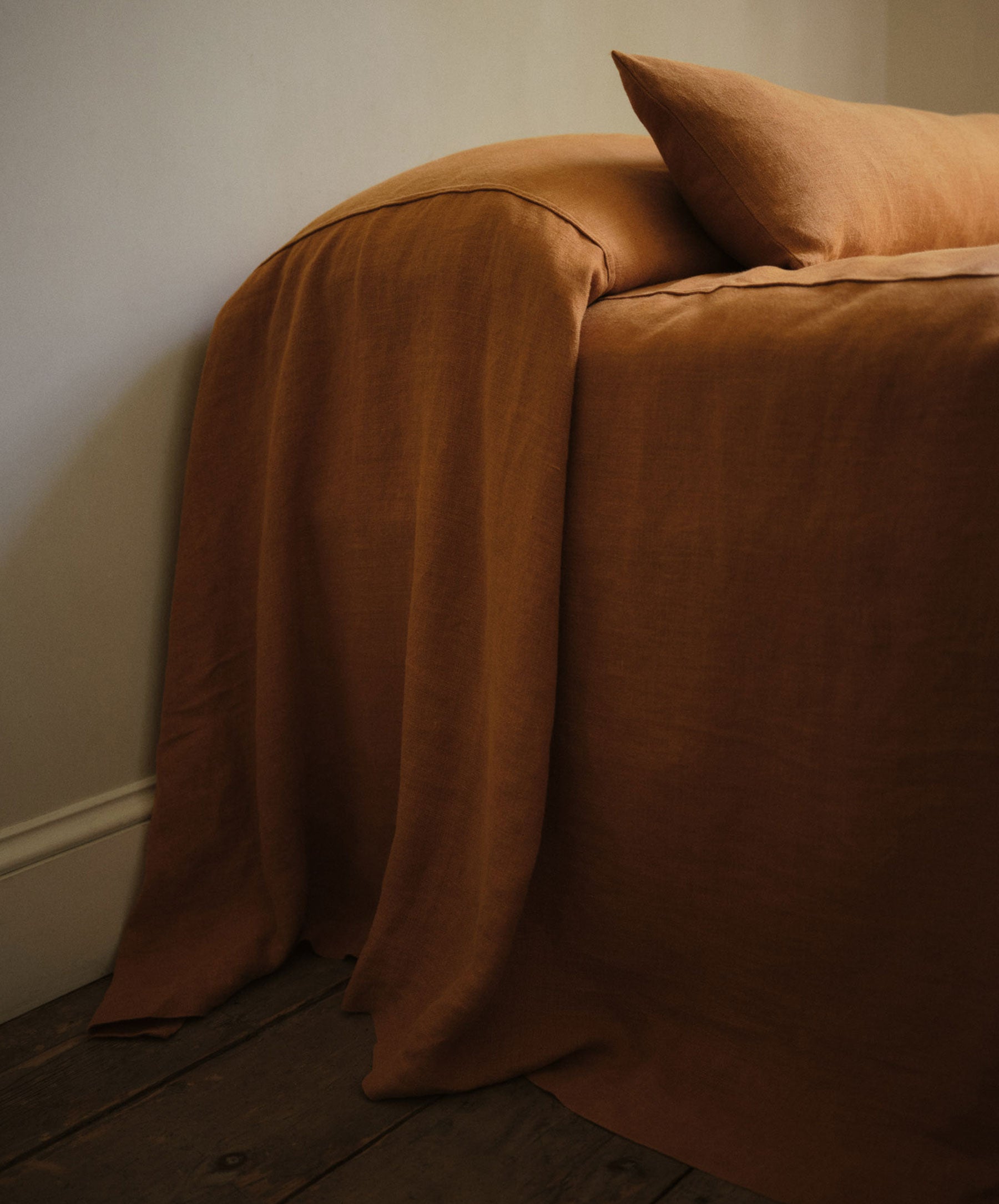 Repose Linen Bedcover - Turmeric