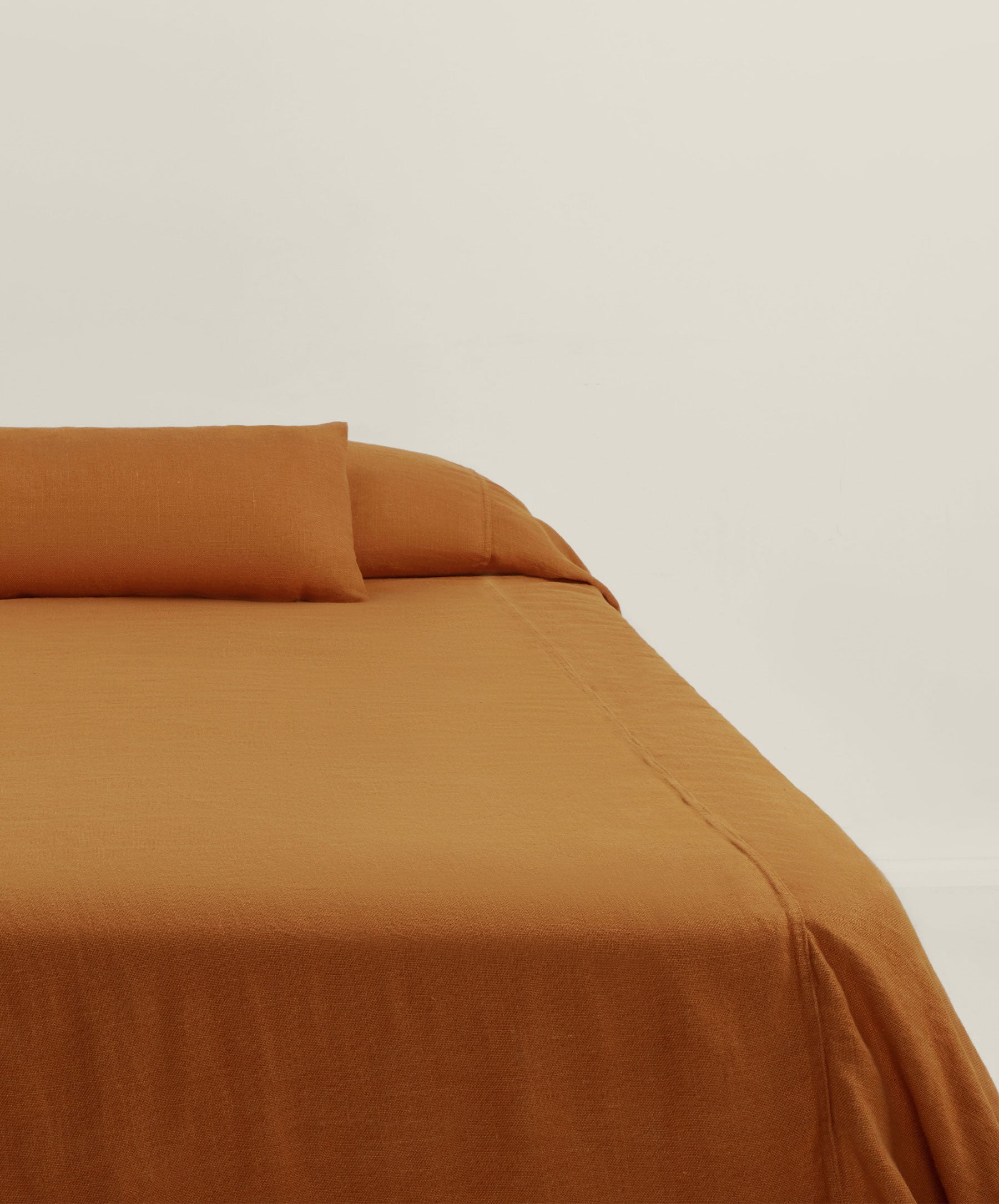 Repose Linen Bedcover - Turmeric
