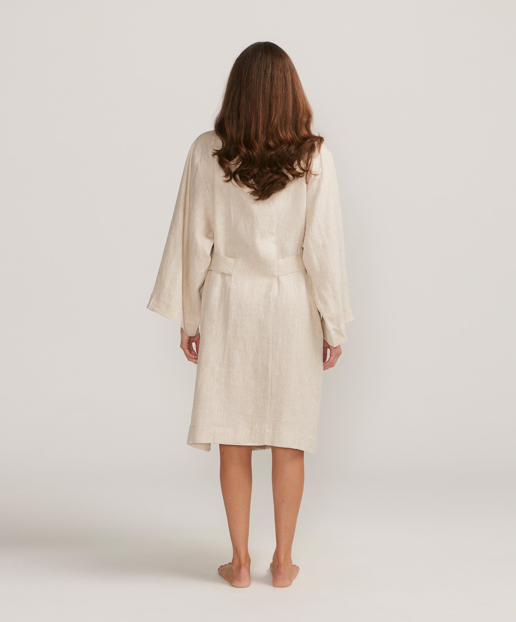 Linen Robe - Natural