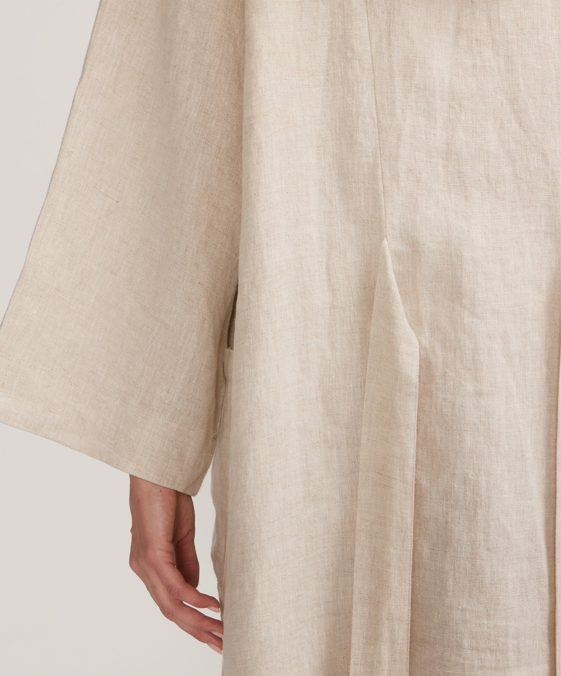 Linen Robe - Natural