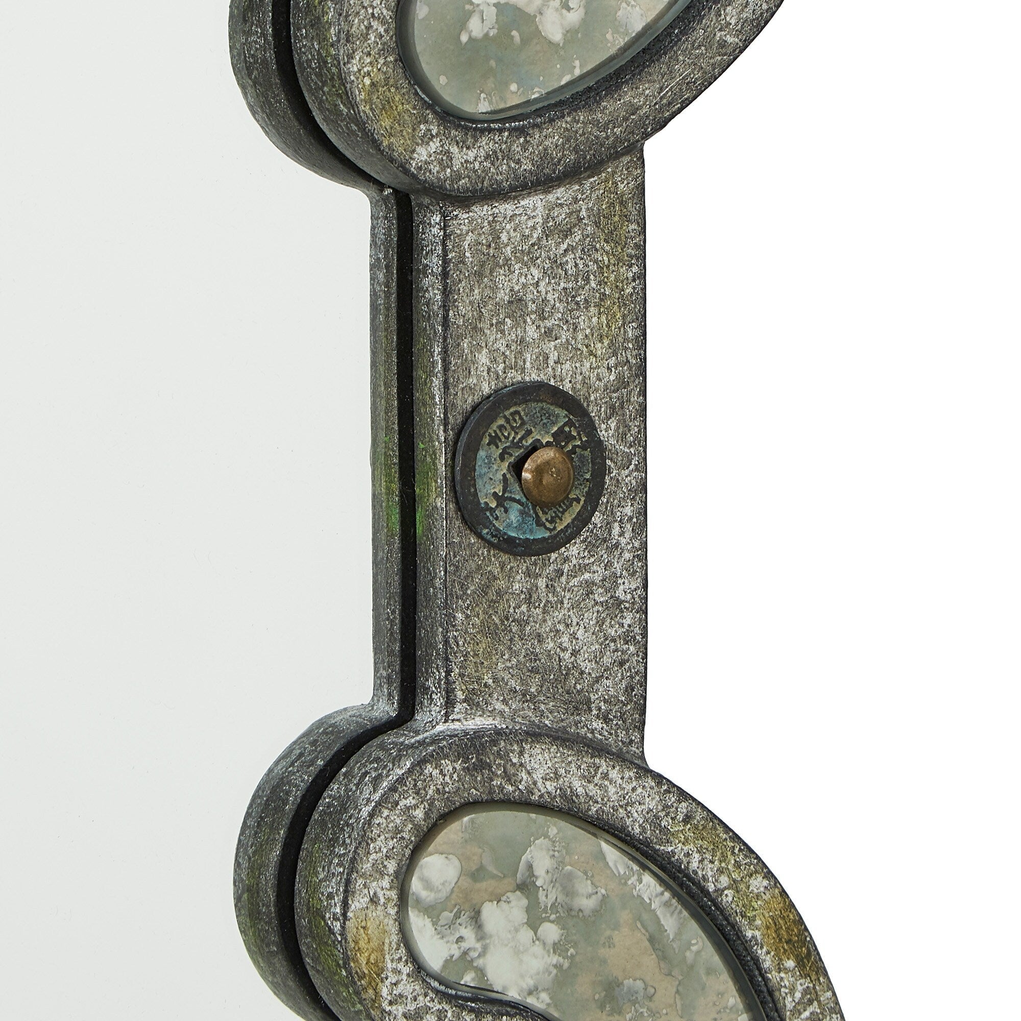 Fantina Antique Silver Paned Wall Mirror by iNSPIRE Q Classic