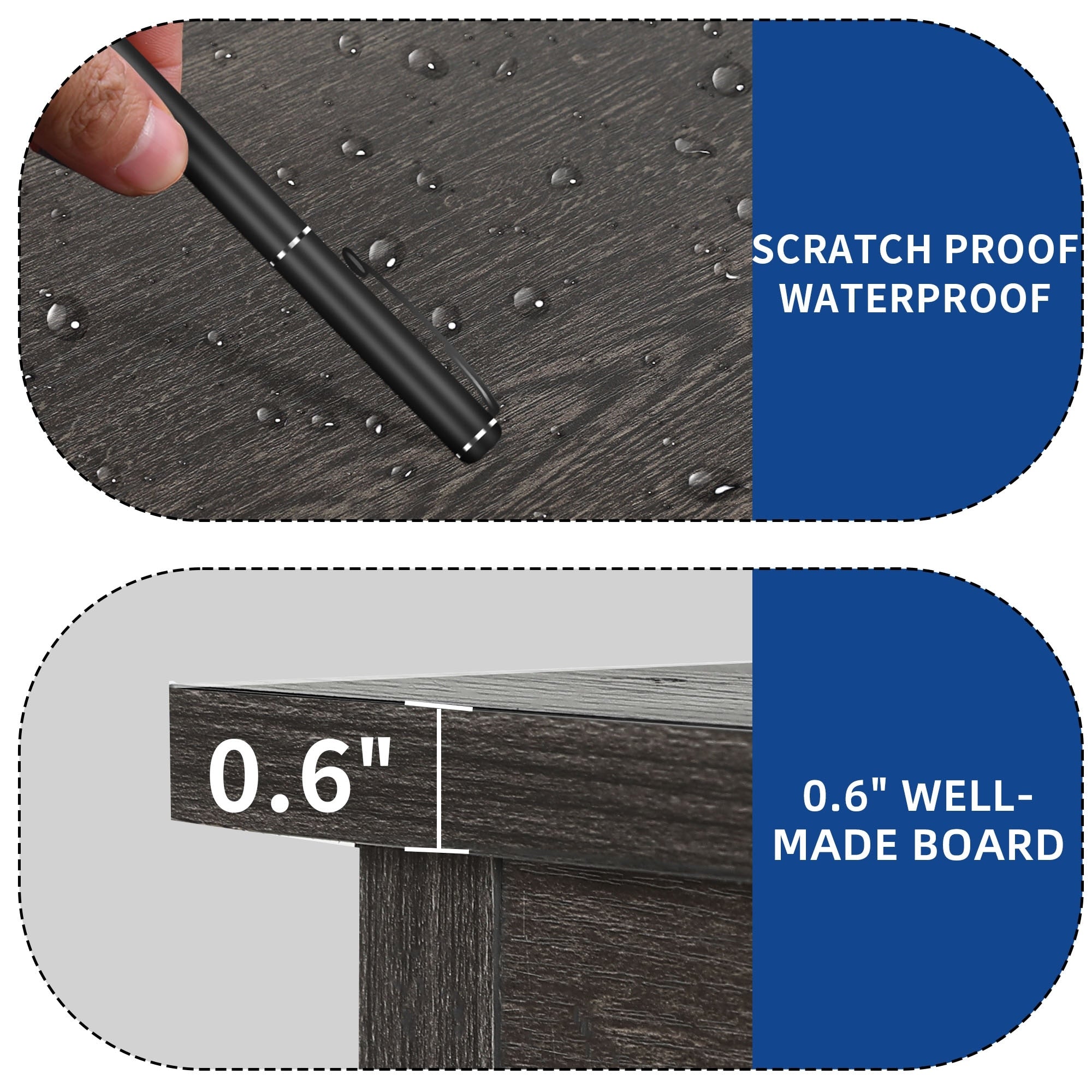 Farmhouse TV Stand for up to 65 TV with Doors and Open Shelves Media Console Power Outlet