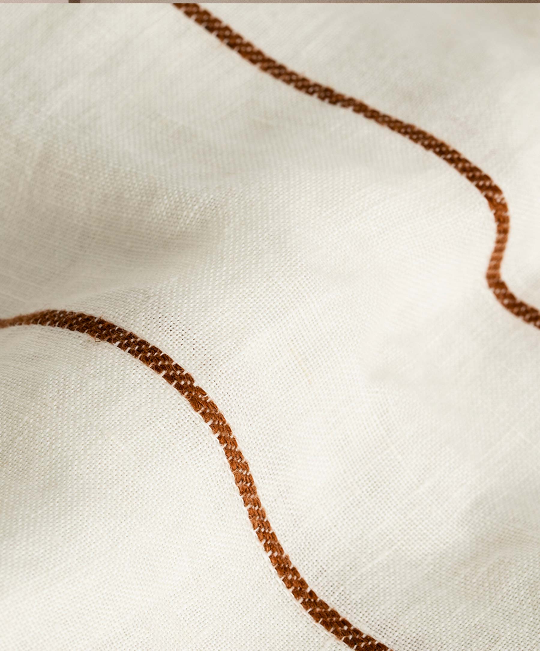 Linen Sheet Set with Pillowcases - Cedar Stripe