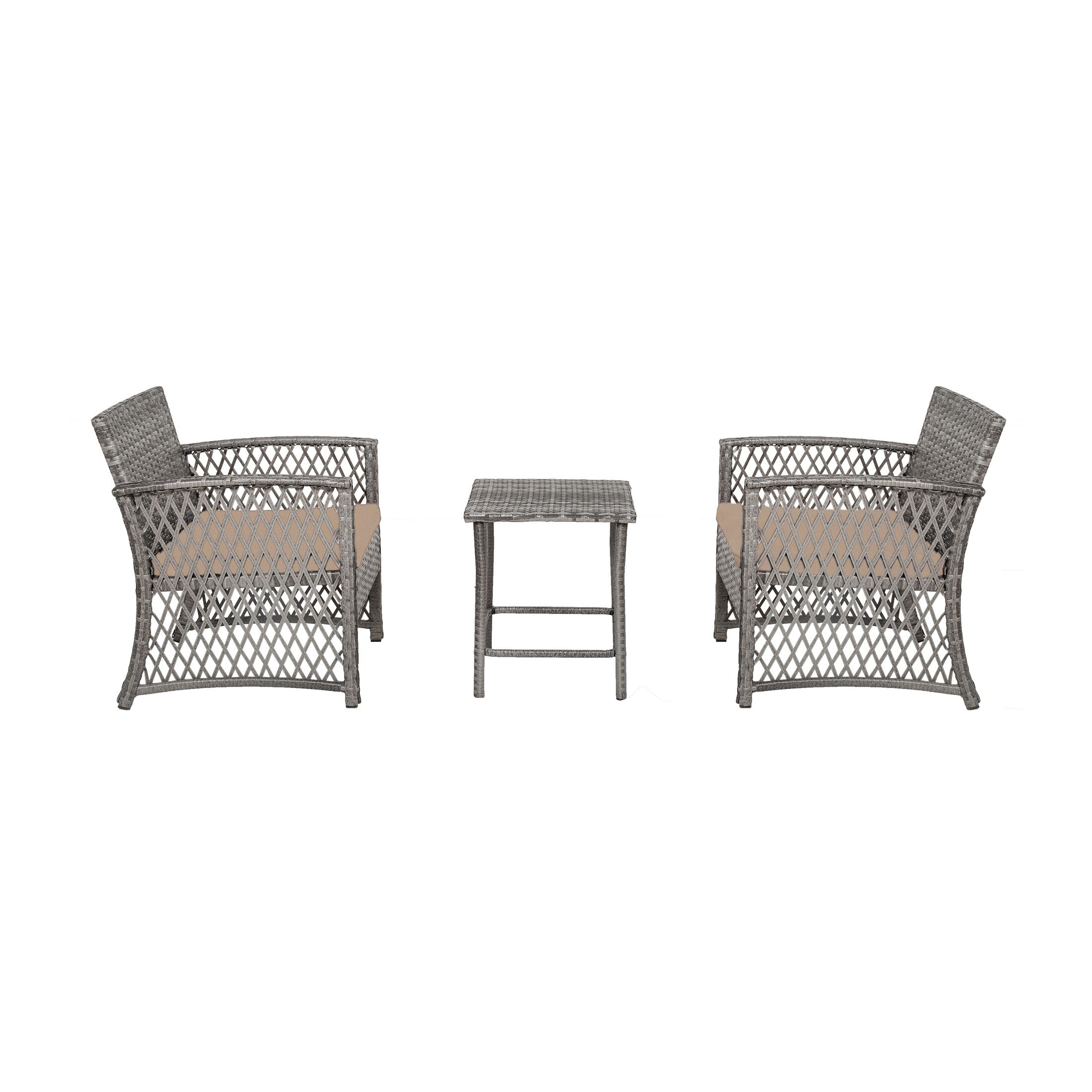 Heritage Outdoor 3-piece Wicker Bistro Patio Set