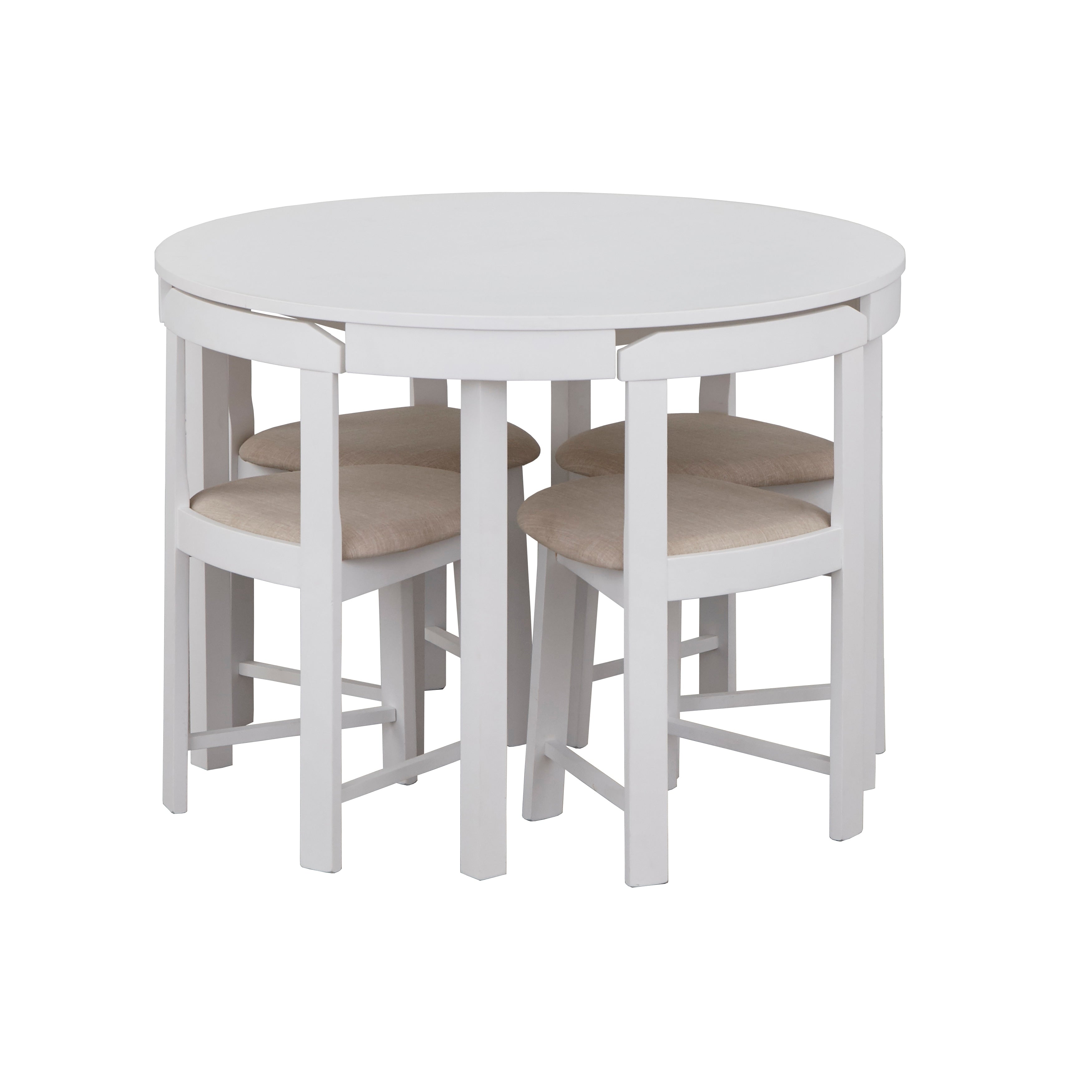 Harrisburg Tobey 5-piece Compact Round Dining Set