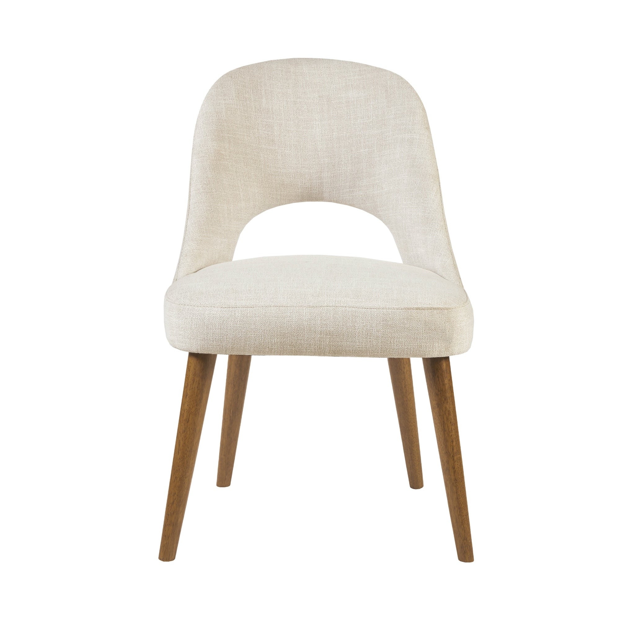 INK IVY Nola Upholstered Dining Side Chairs with Cutout Back design (Set of 2)