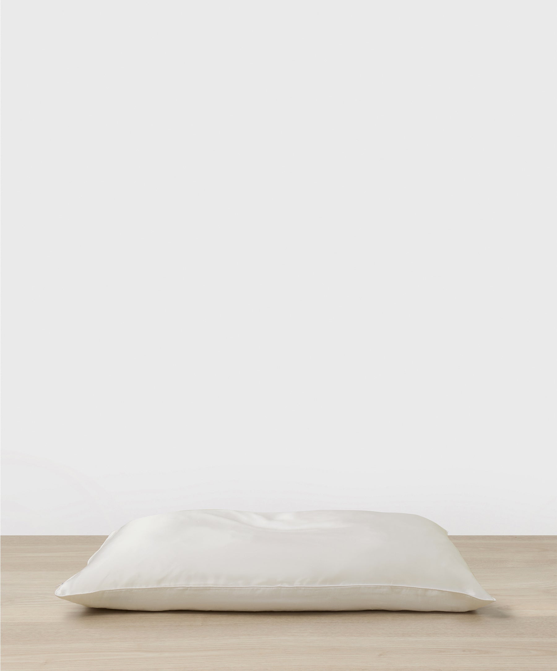 Silk Linen Flip Pillowcase - Ivory