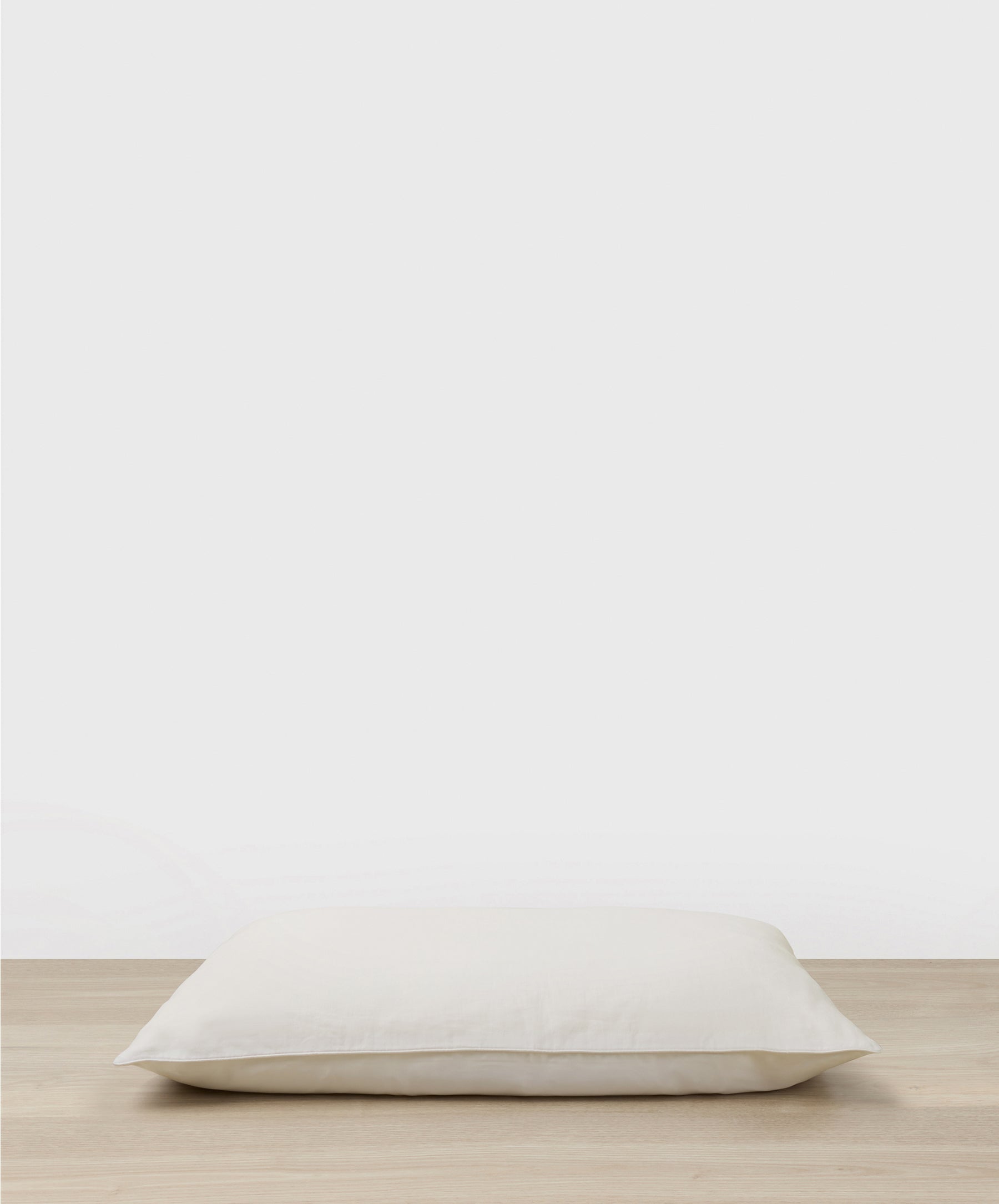 Silk Linen Flip Pillowcase - Ivory