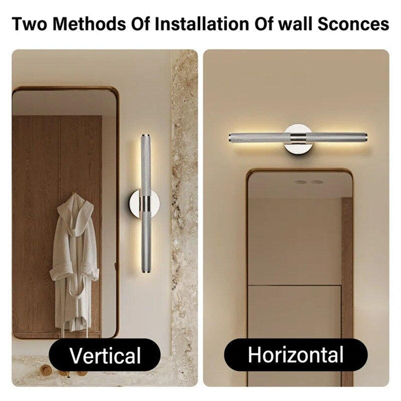 KAYLA Modern Wall Sconces, Brass Wall Mounted Lights, Bathroom Wall Picture Light for Living Room, Indoor Sconce Lighting - N/A