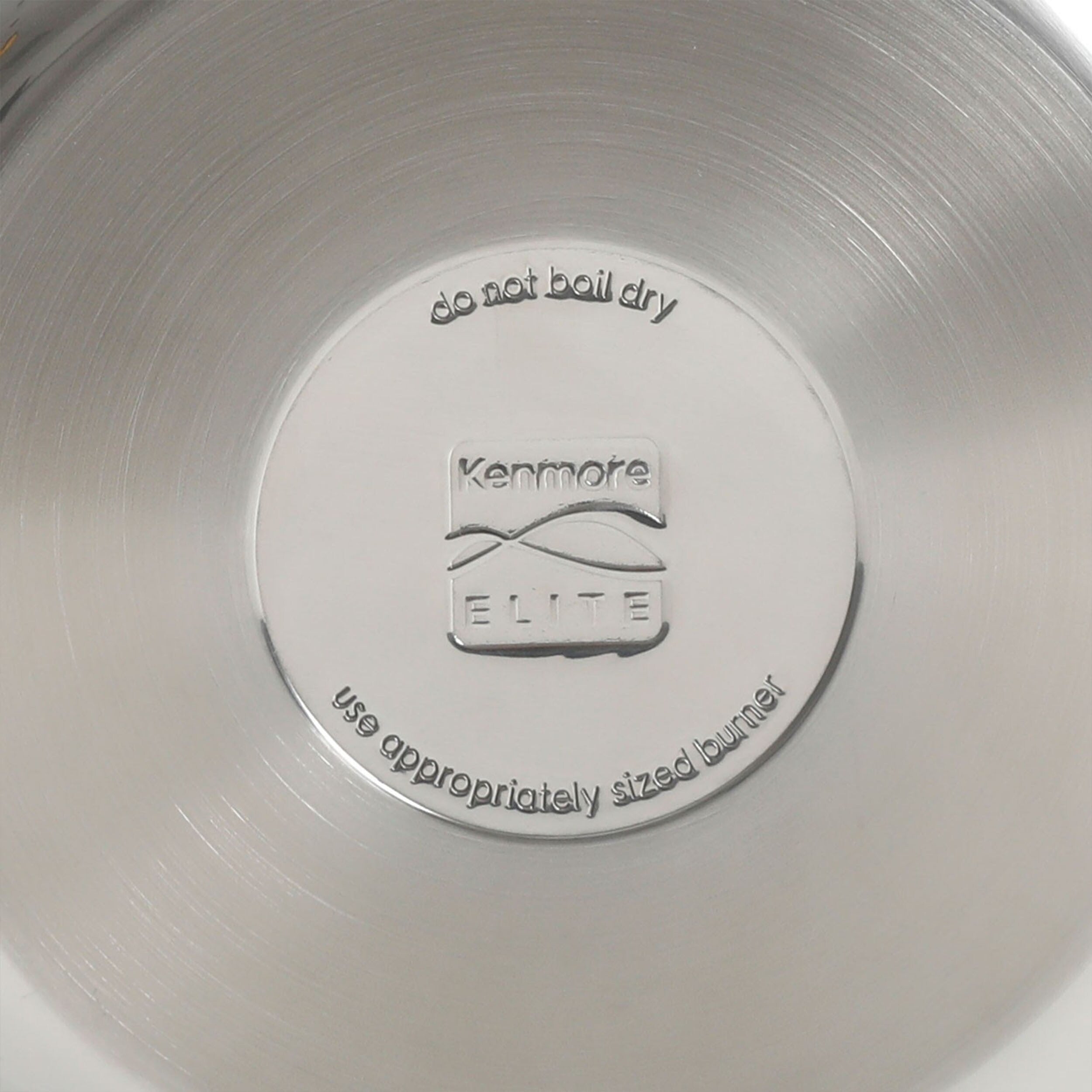 Kenmore Elite Devon 10 Piece Heavy Gauge Stainless Steel Cookware Set