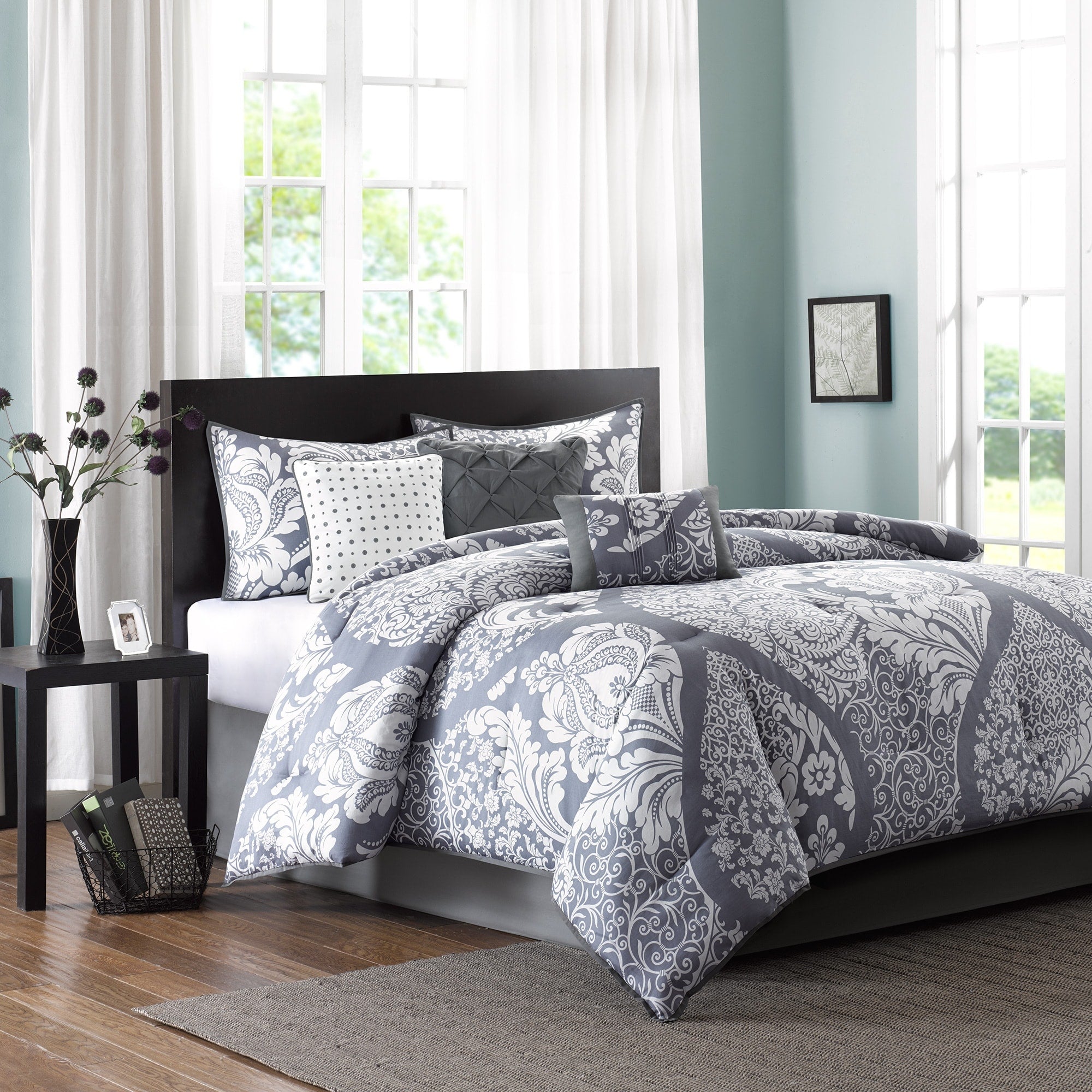 Madison Park Marcella 7 Piece Cotton Printed Comforter Set