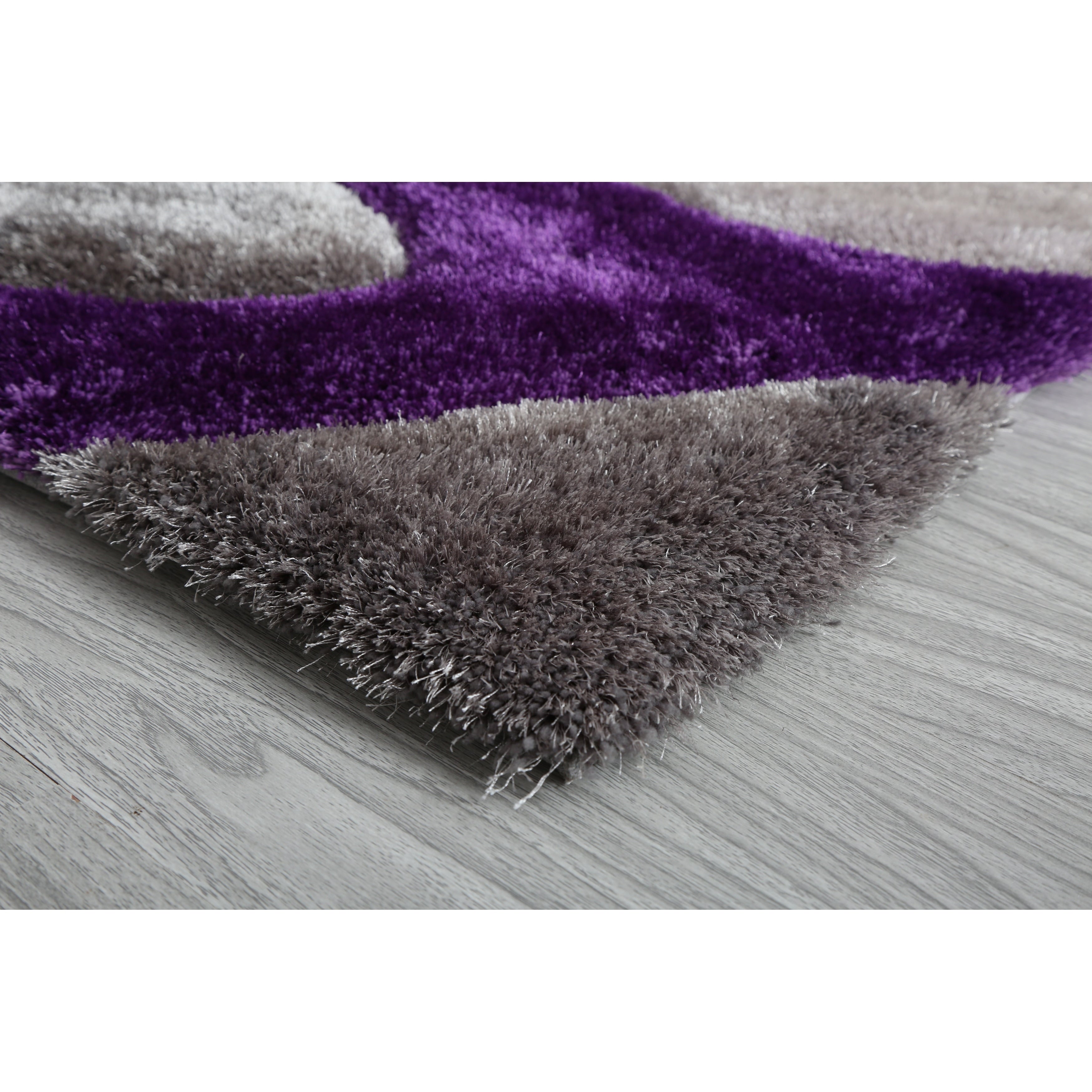 Mateos Shag Abstract Designed Area Rug