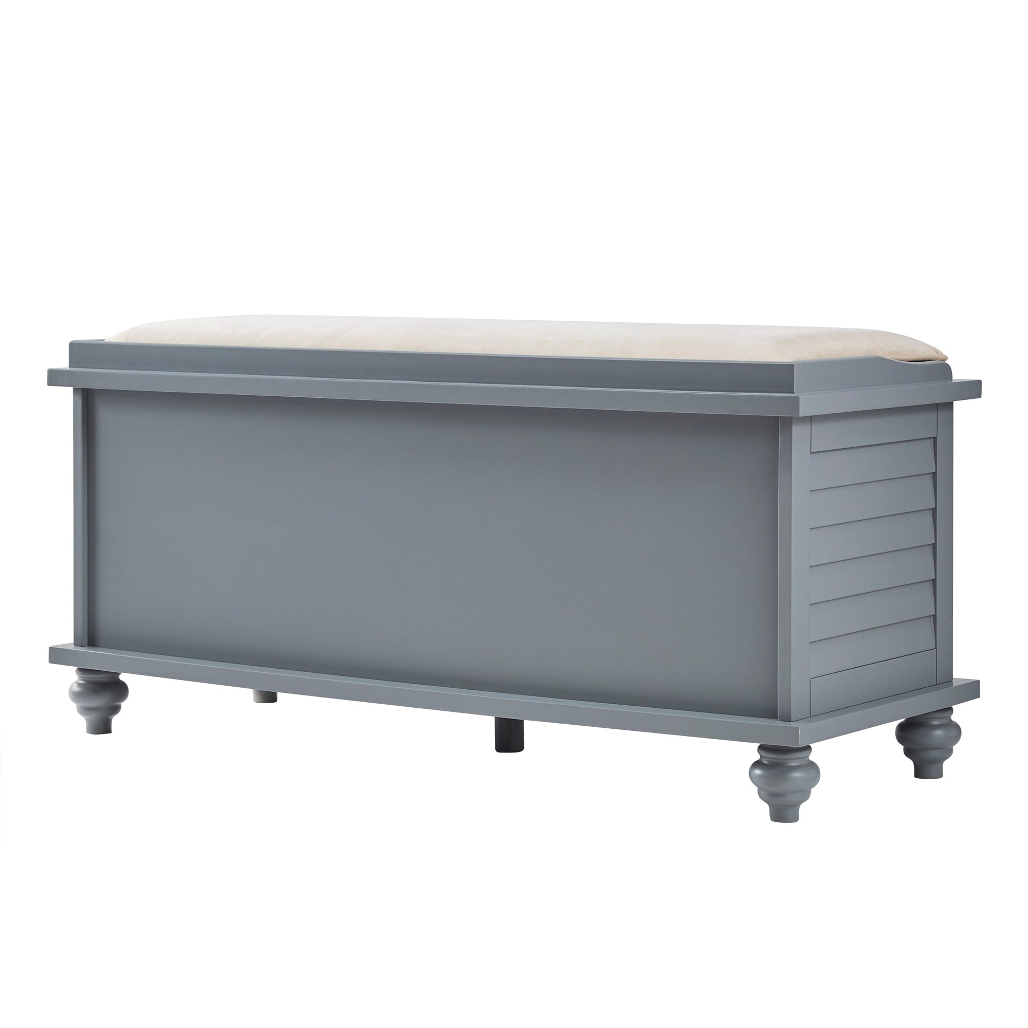 Maybelle Velvet Cushion Shutter Door Storage Bench by iNSPIRE Q Classic