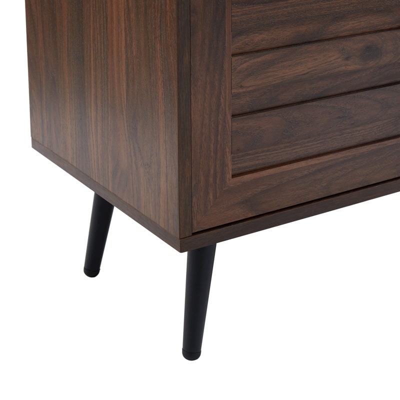 Mid-Century Modern TV Stand For TVs Up To 70 Entertainment Center Media Console - 20.5'' H X 59'' W X 15.5'' D