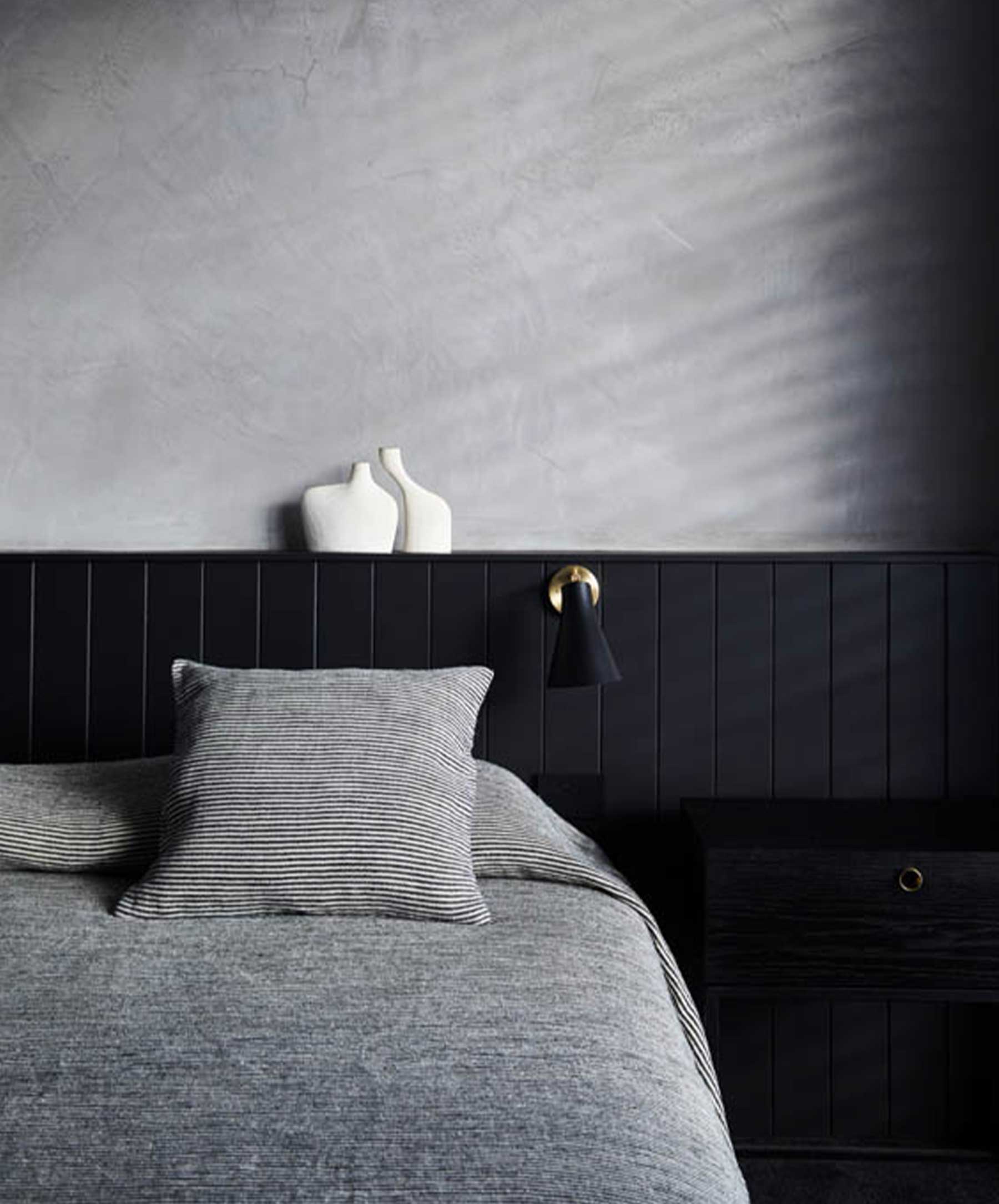 Mira Linen Bedcover - Ellis Stripe