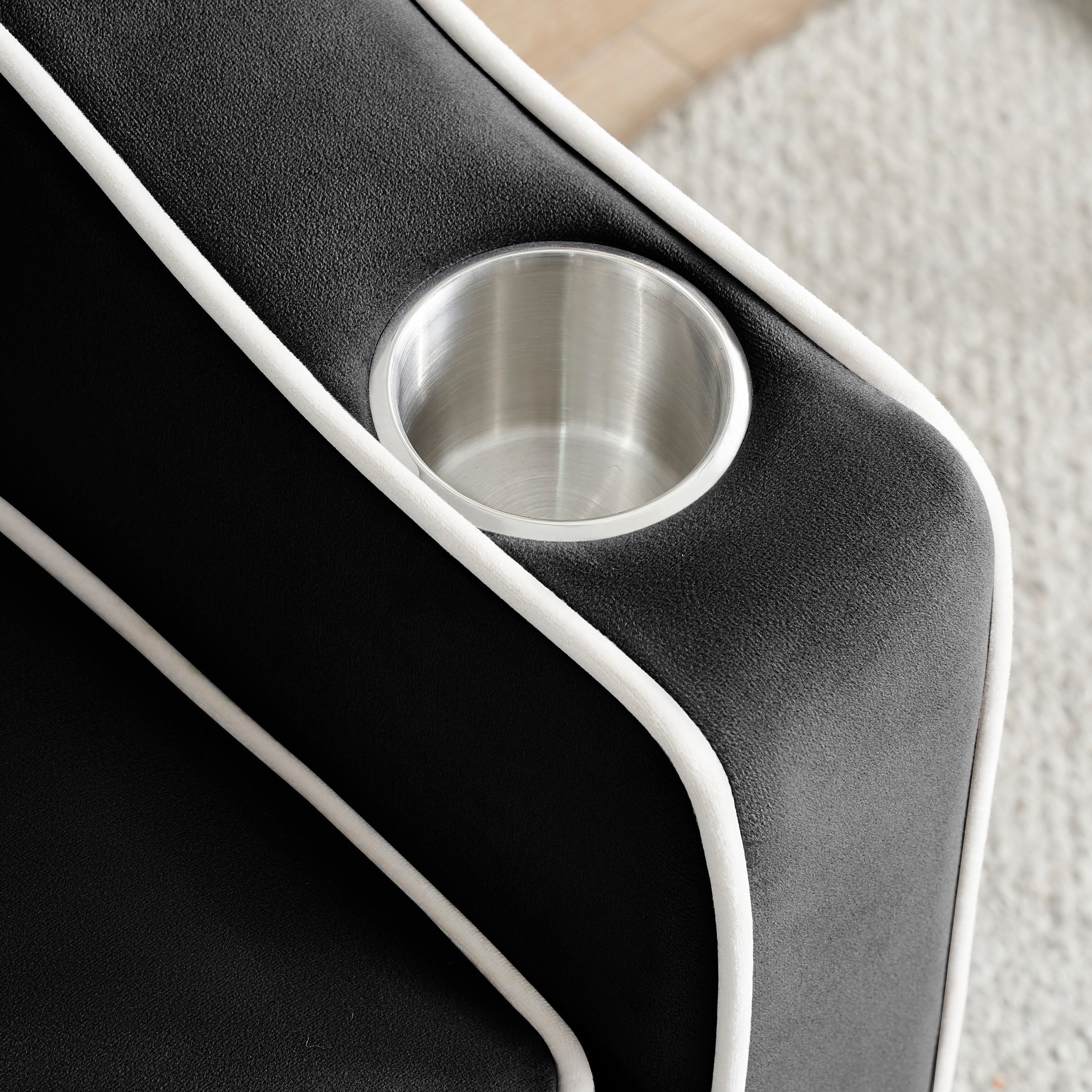 Modern 70.86 3 in 1 Single Convertible Sofa Bed with Adjustable Back and USB Charging Port for Living Room