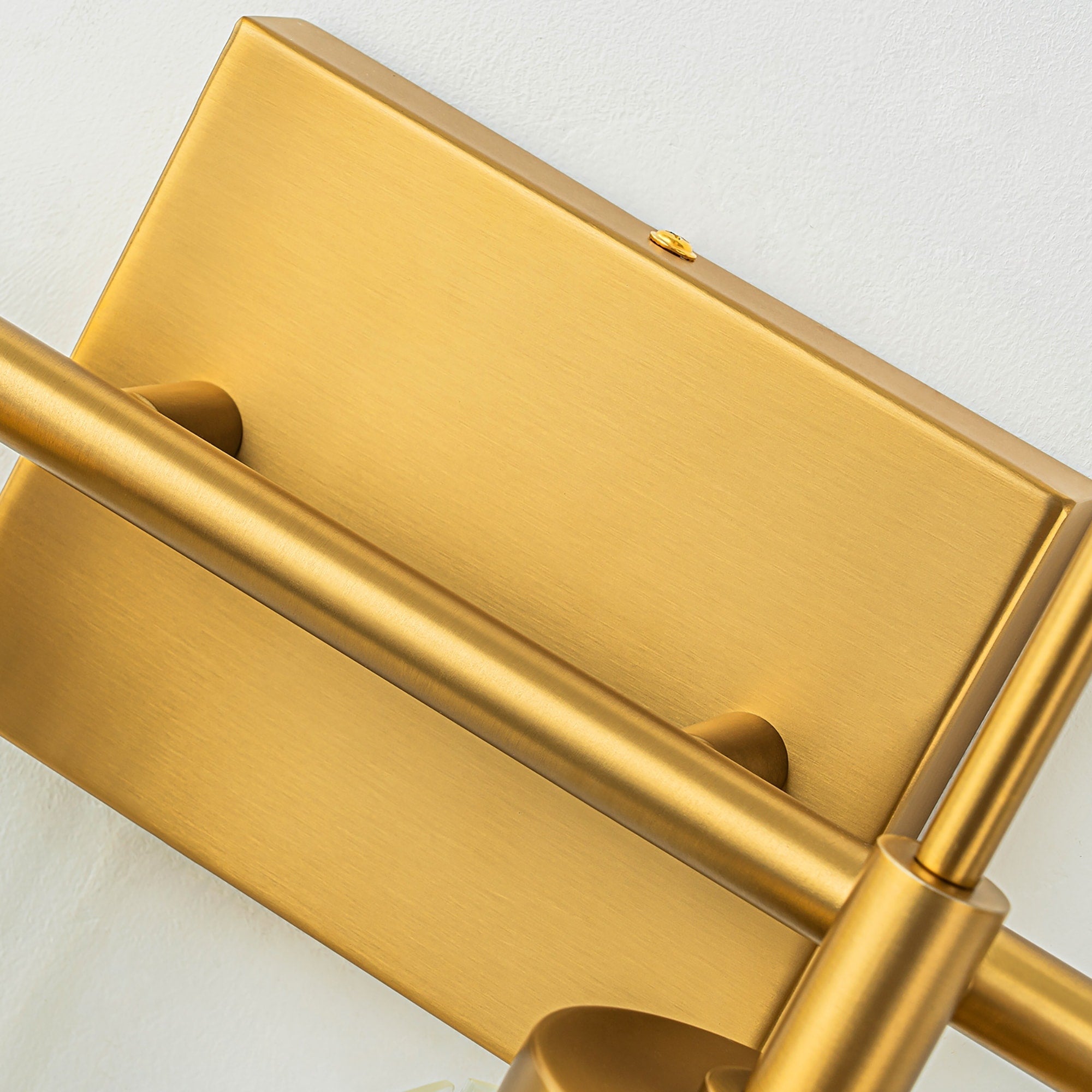 Modern Gold Dimmable Wall Light Glam Cylinder Bathroom Crystal Vanity Light Wall Sconces