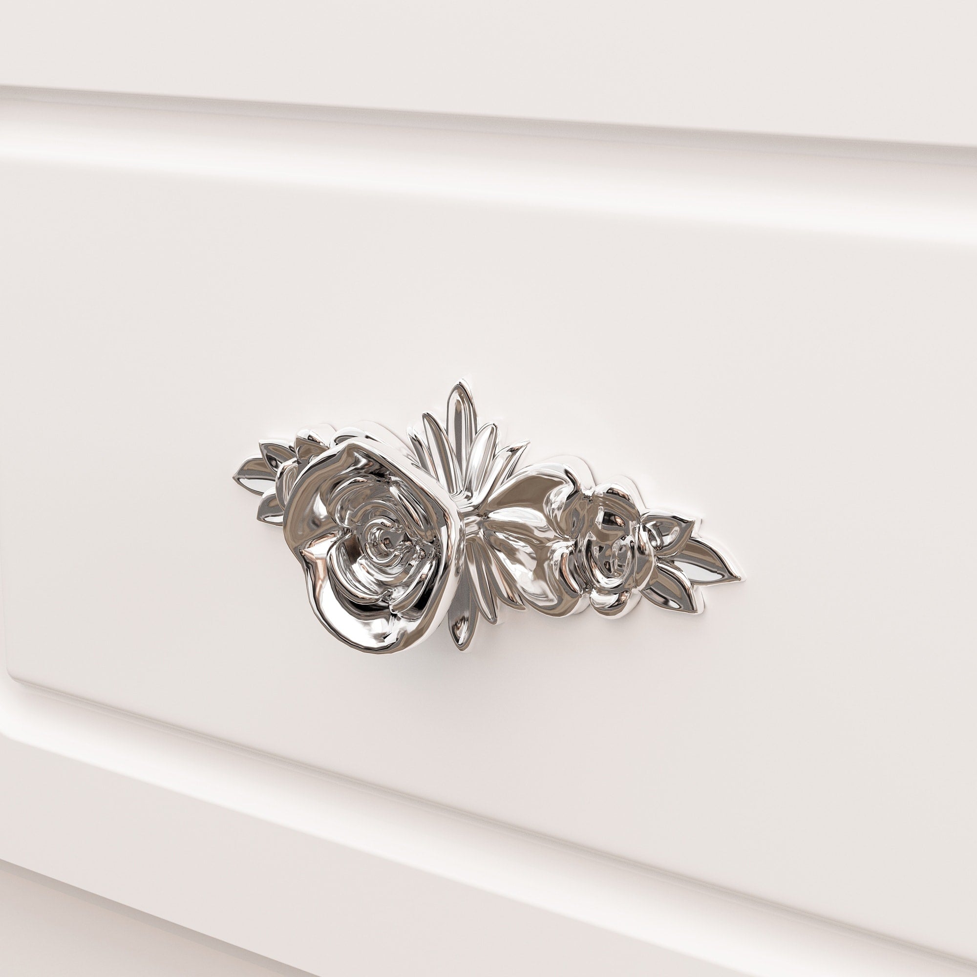 Modern White Makeup Vanity Fold Mirror Adjustable Lighting Dressing - 40.2x54.1