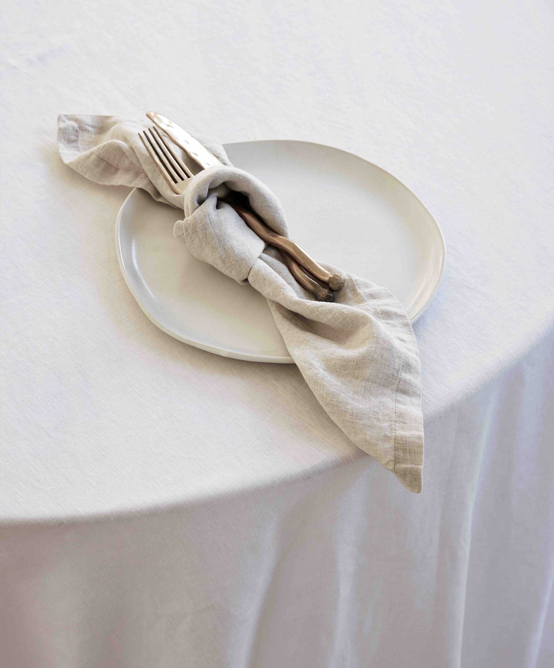 Linen Table Napkins - Natural
