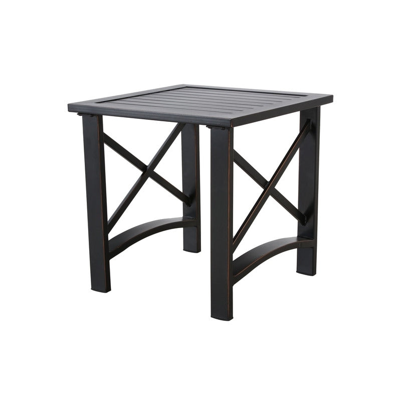 PATIO FESTIVAL 3-Piece Outdoor Rocker Conversation Set w/ Cushions