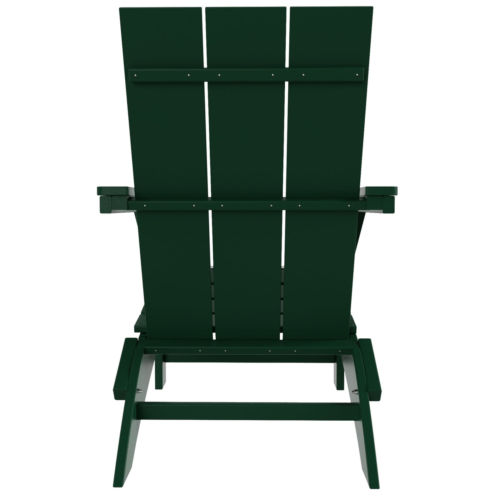Polytrends Shoreside Modern Eco-Friendly All Weather Commercial-Residential Folding Adirondack Chair