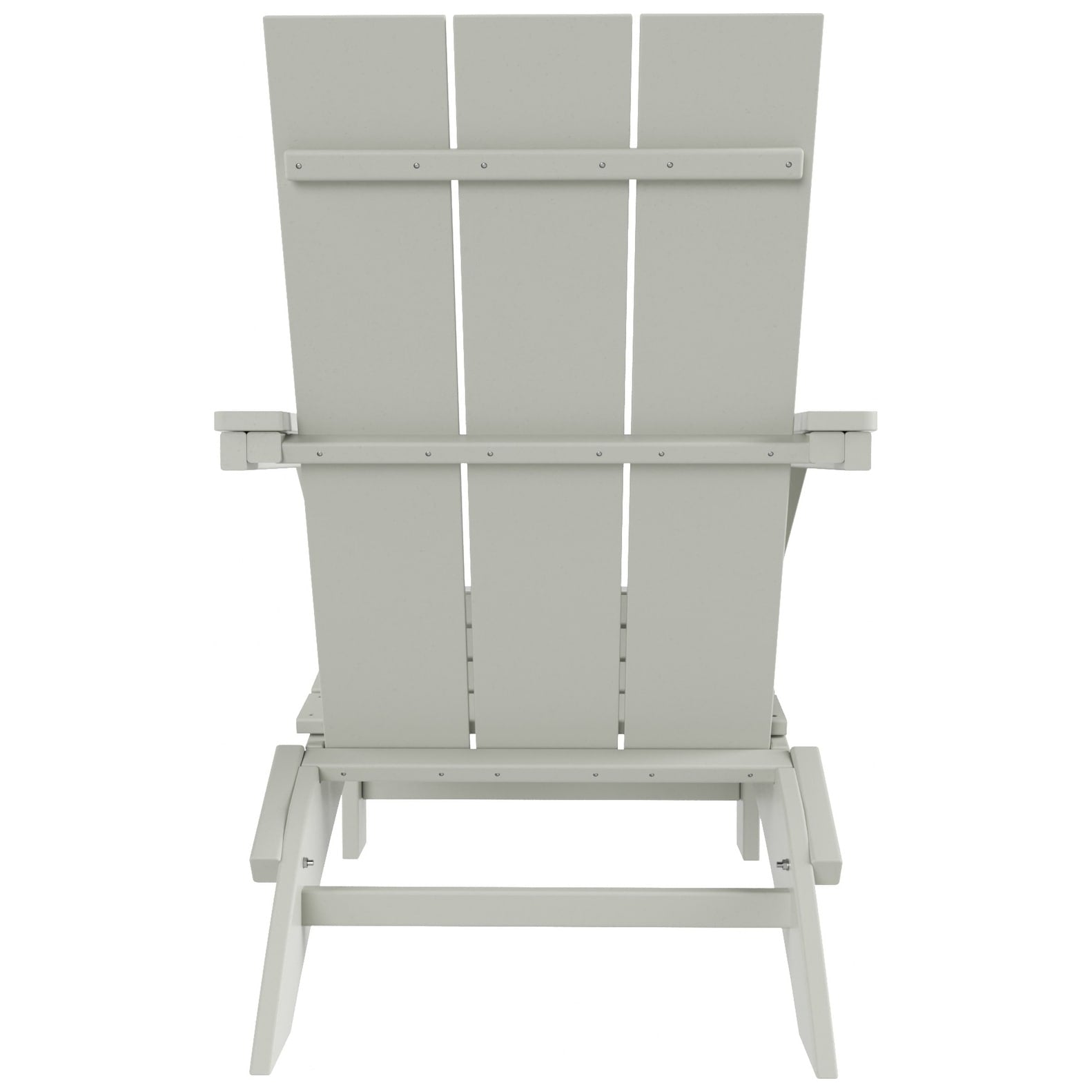 Polytrends Shoreside Modern Eco-Friendly All Weather Commercial-Residential Folding Adirondack Chair