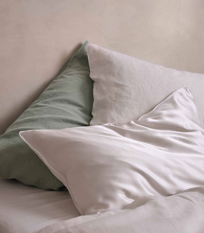 Set of 2 Linen Pillowcases - Sage