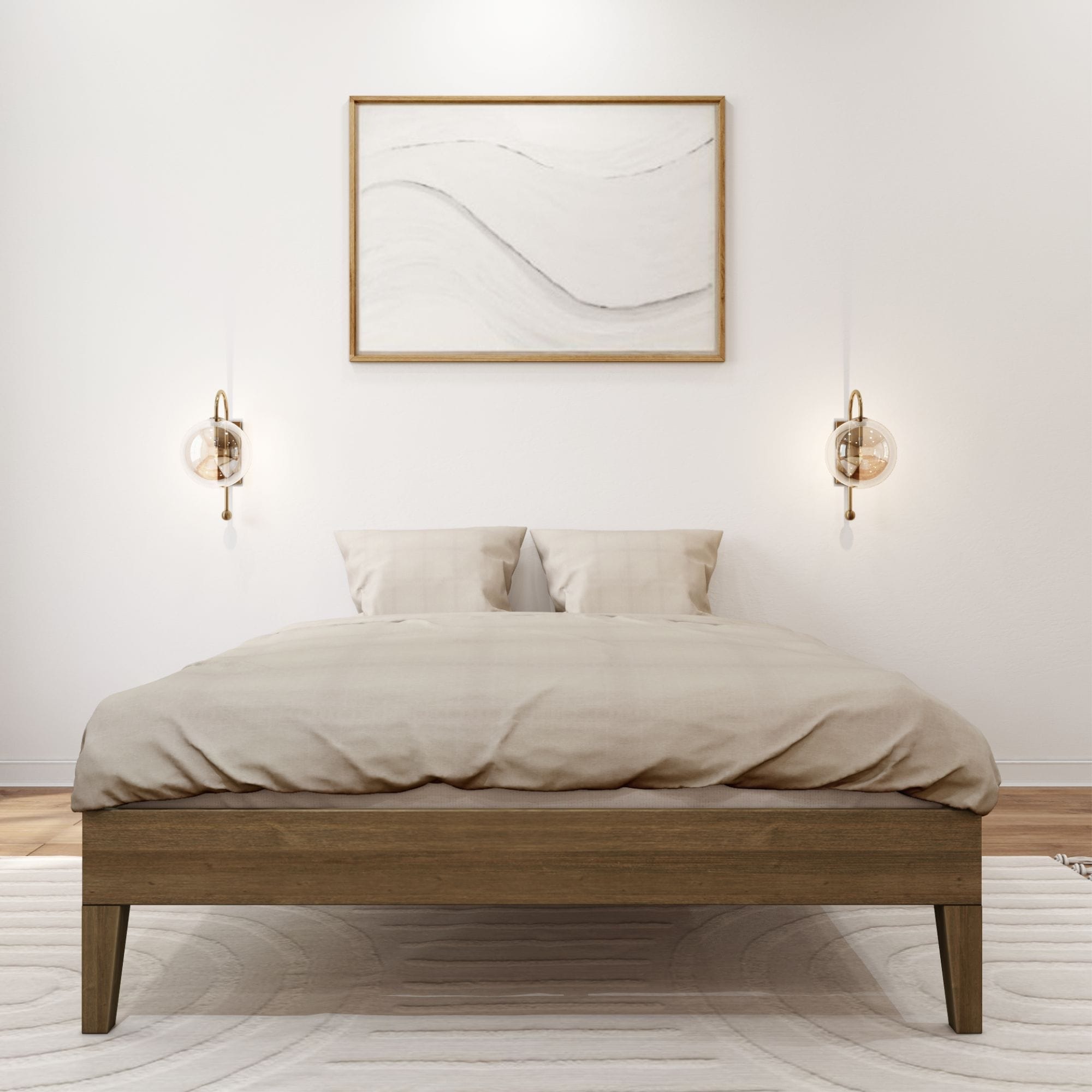 Plank and Beam Full-Size Platform Bed
