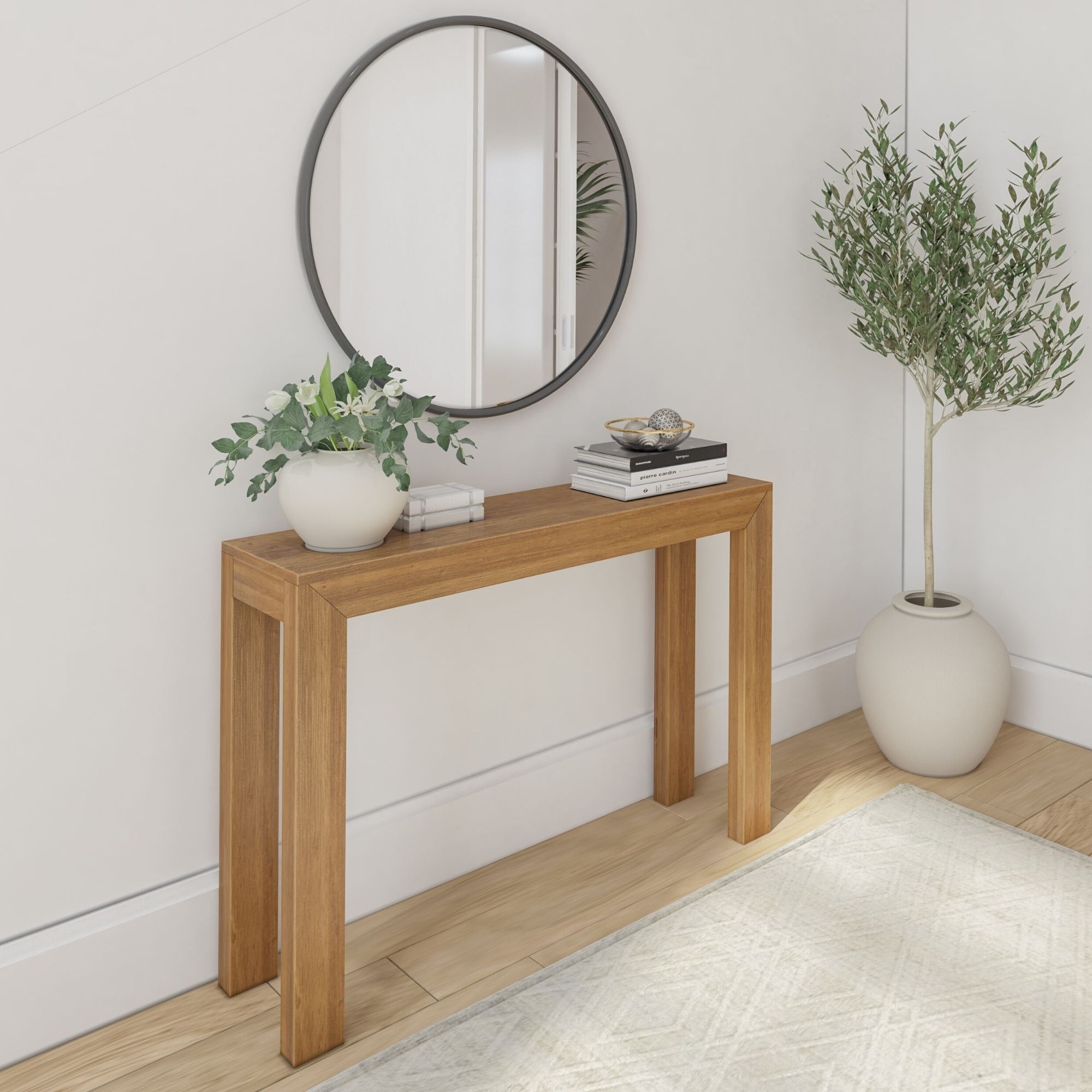 Plank and Beam Modern Console Table - 46