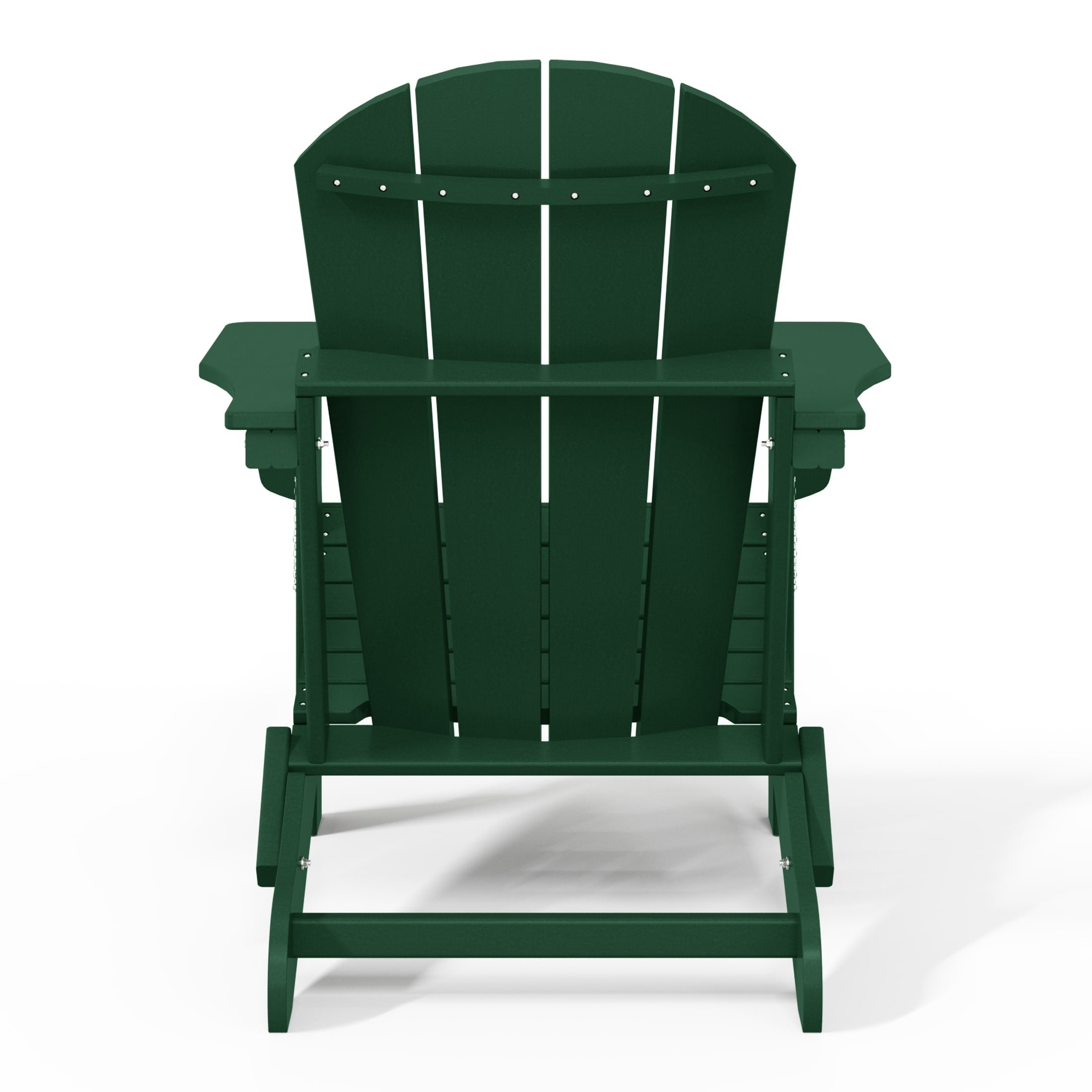 Polytrends Laguna Fade Resistant All Weather Outdoor Patio Folding Adirondack Chair