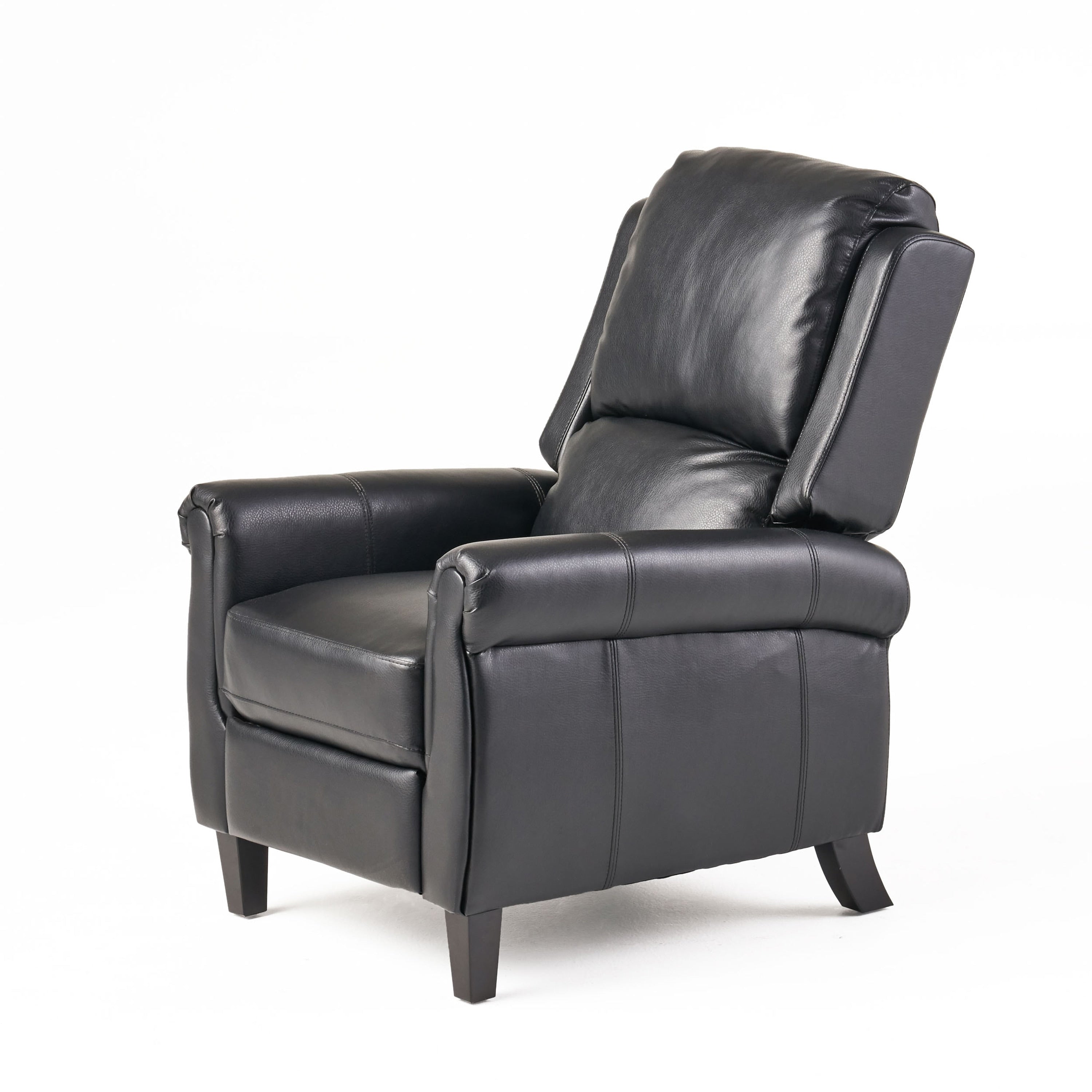 Roomfitters Ultimate Comfort PU Leather Pushback Recliner, Luxurious Recliner Chair for Living Room or Bedroom