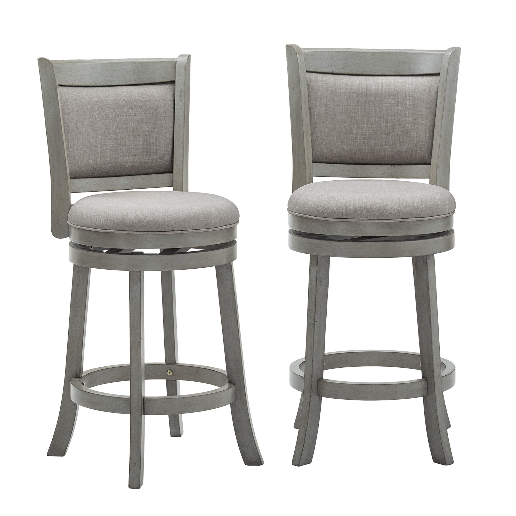 Rovinj Upholstered Back Swivel Stool