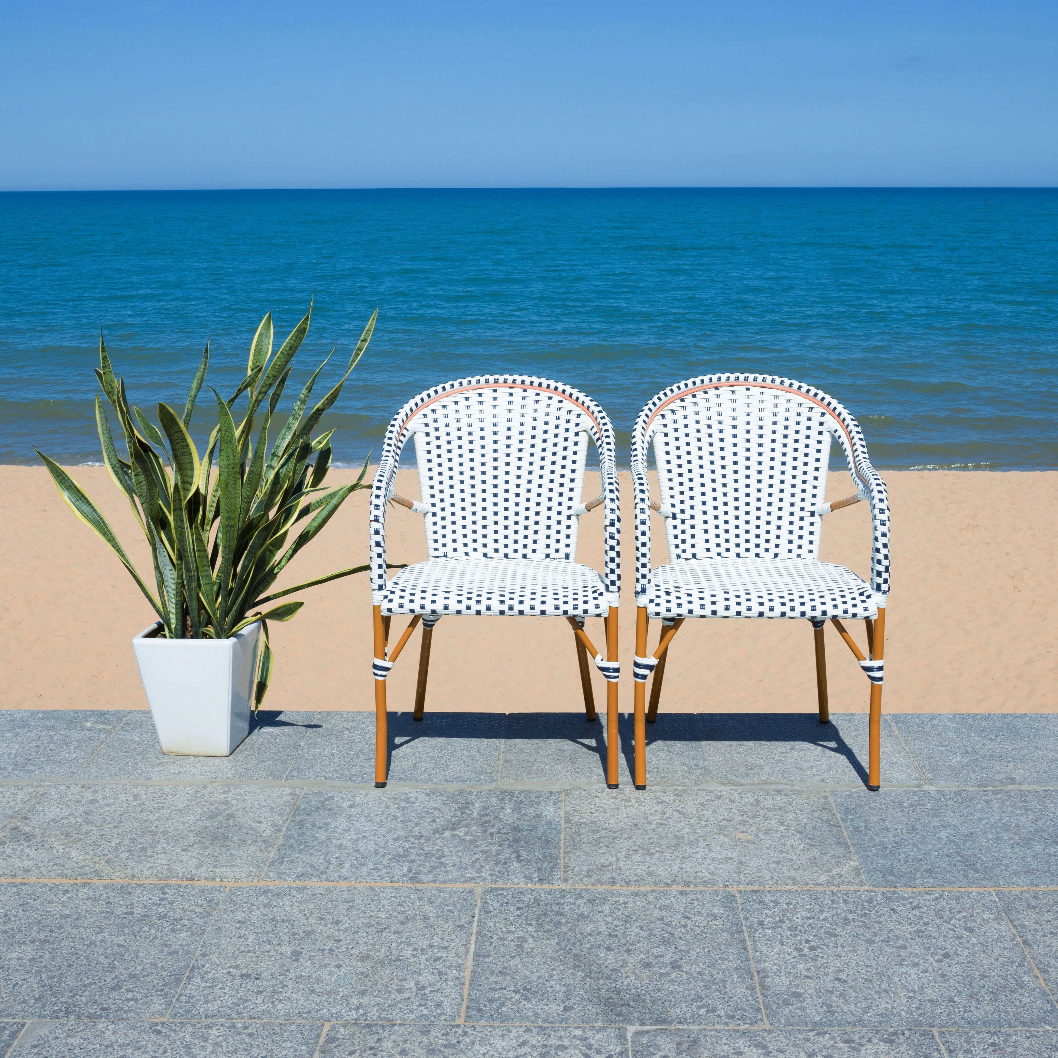 SAFAVIEH Doreth Arm Chair (Set of 2) - 23Wx36Dx25H