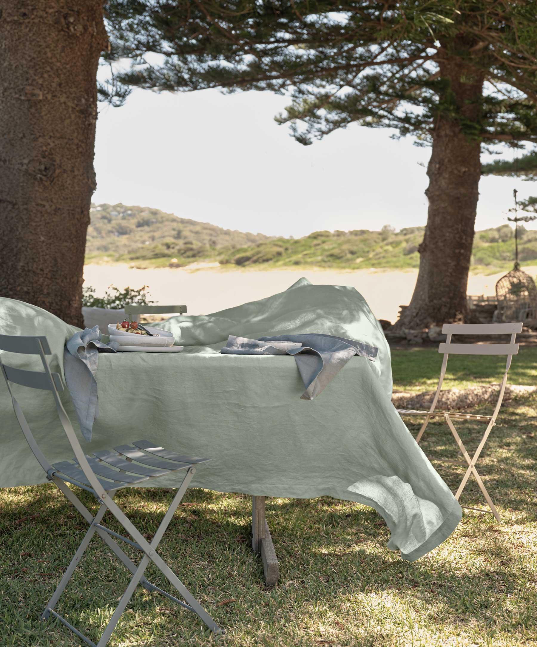 Linen Tablecloth - Sage