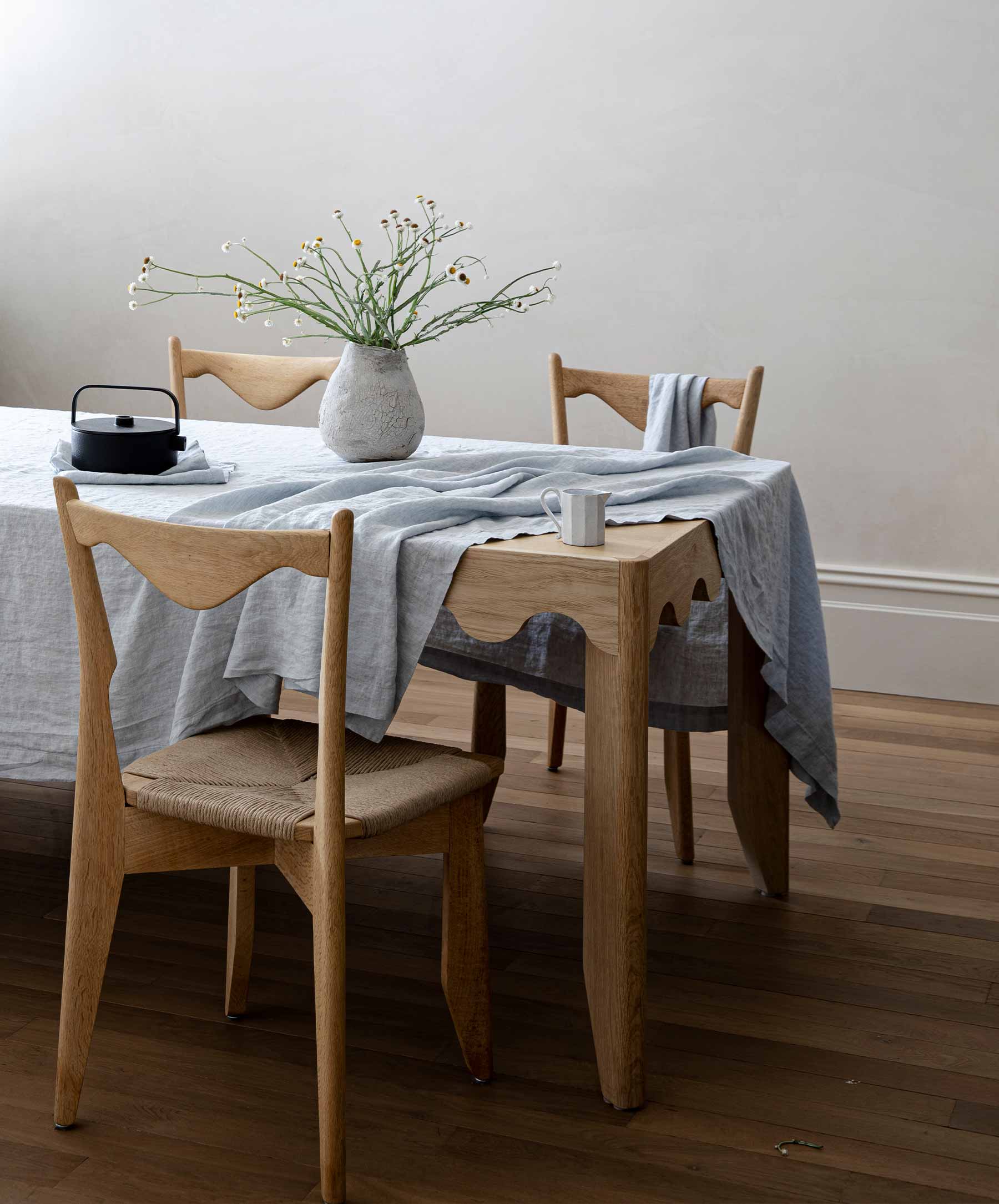 Linen Tablecloth - Sky