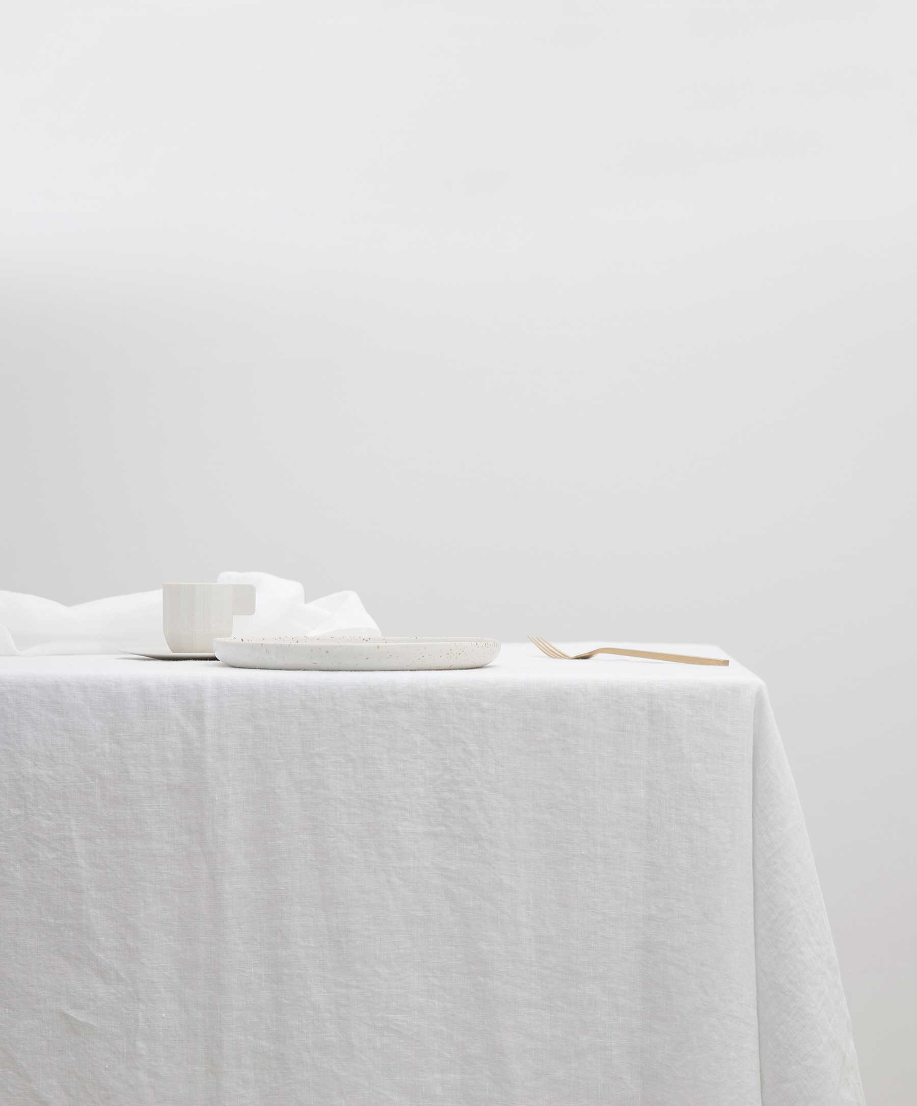 Linen Tablecloth - White