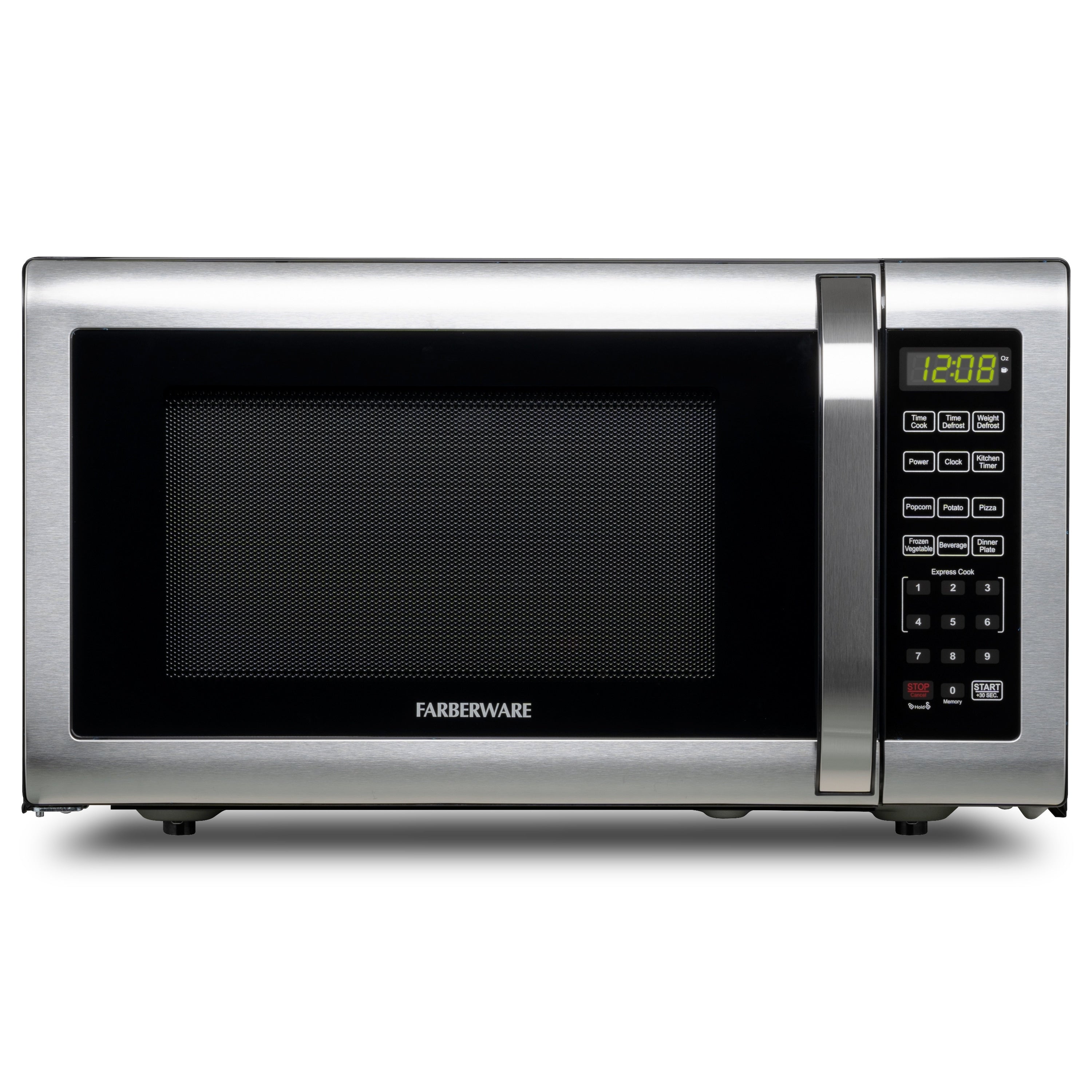 Farberware 1.6 Cu. Ft. Microwave Oven, Brushed Stainless Steel