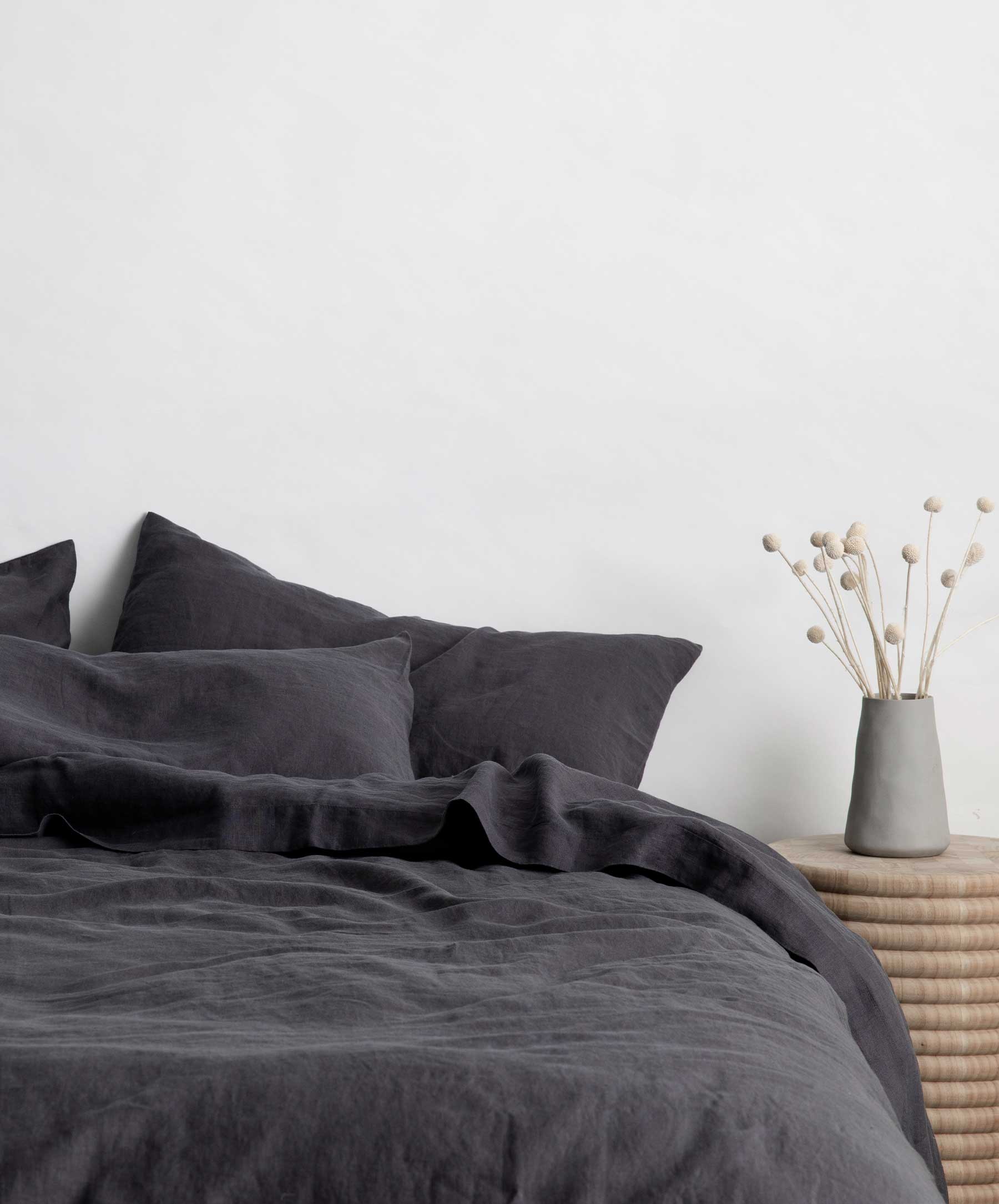 Linen Sheet Set with Pillowcases - Slate