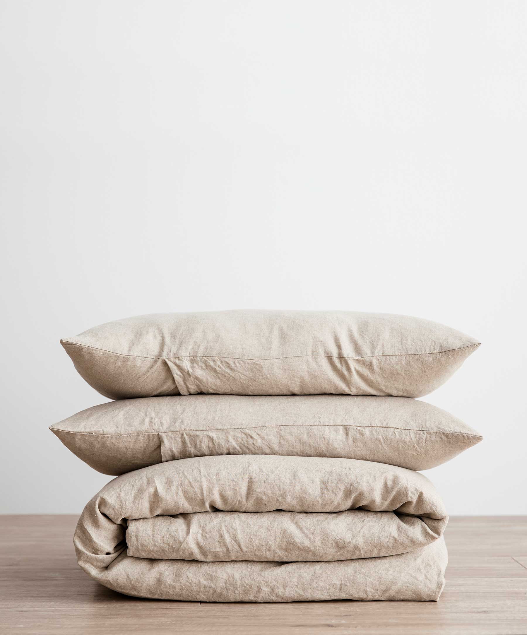 Linen Duvet Cover Set - Natural