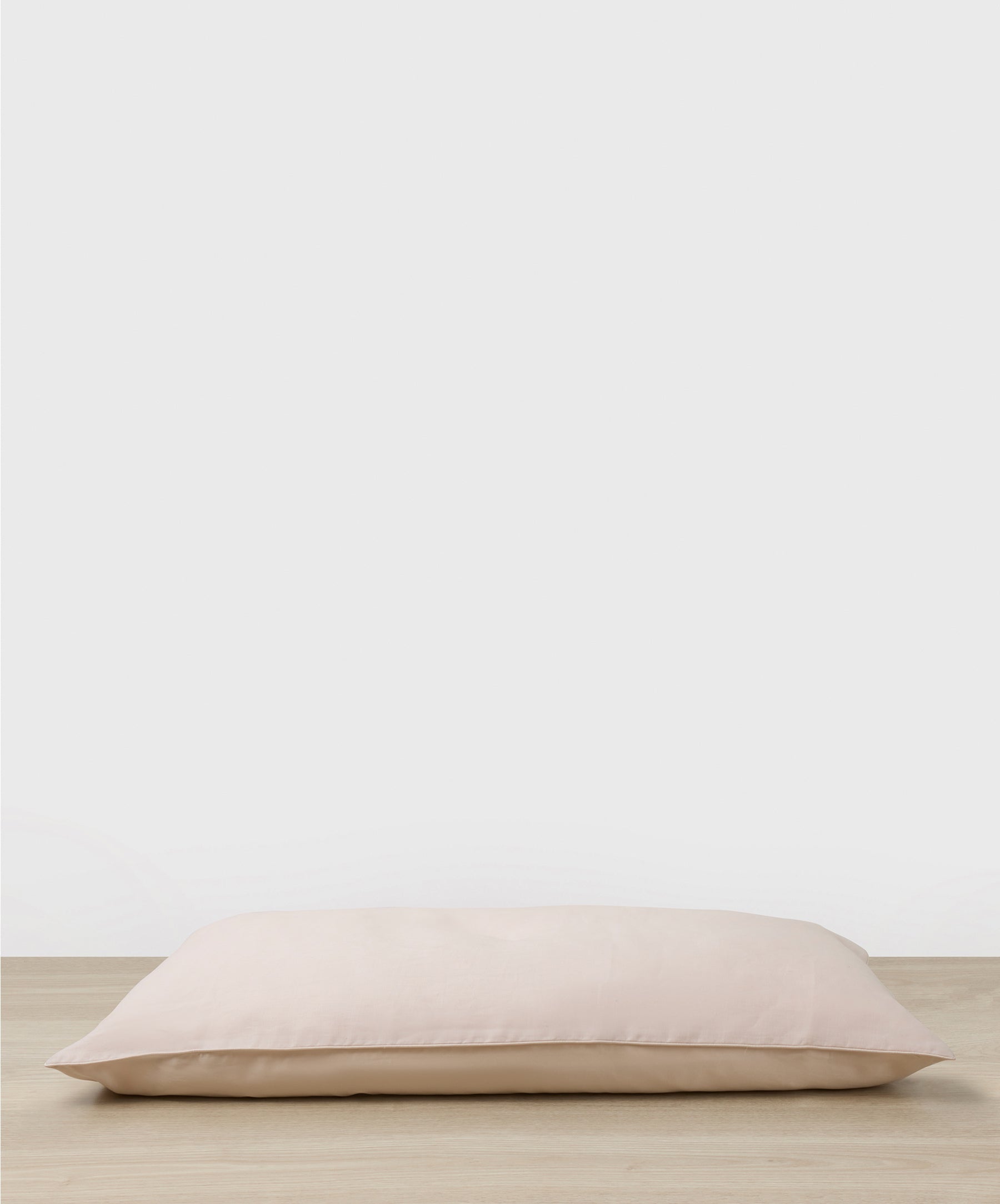 Silk Linen Flip Pillowcase - Blush