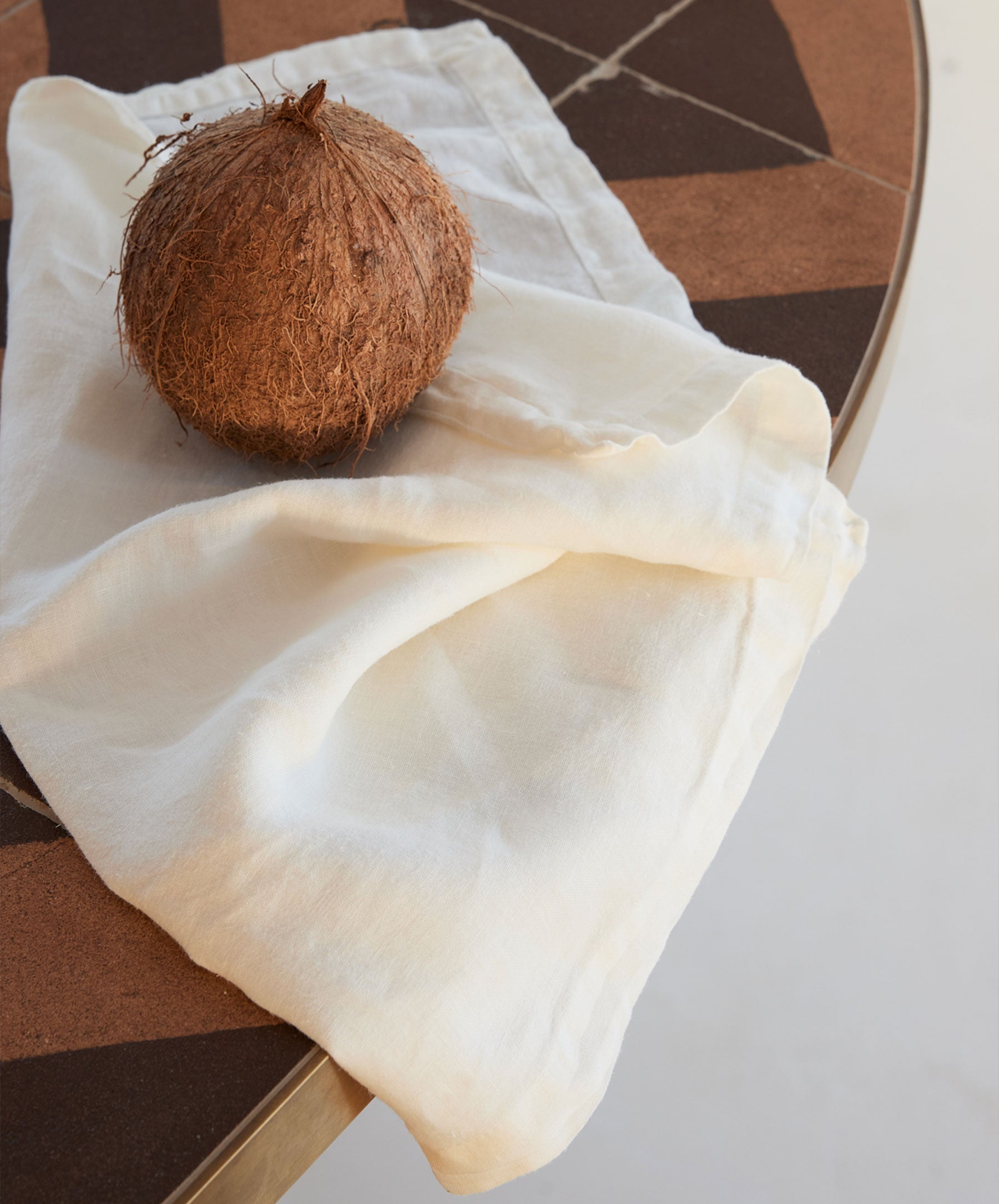 Linen Table Napkins - Ivory
