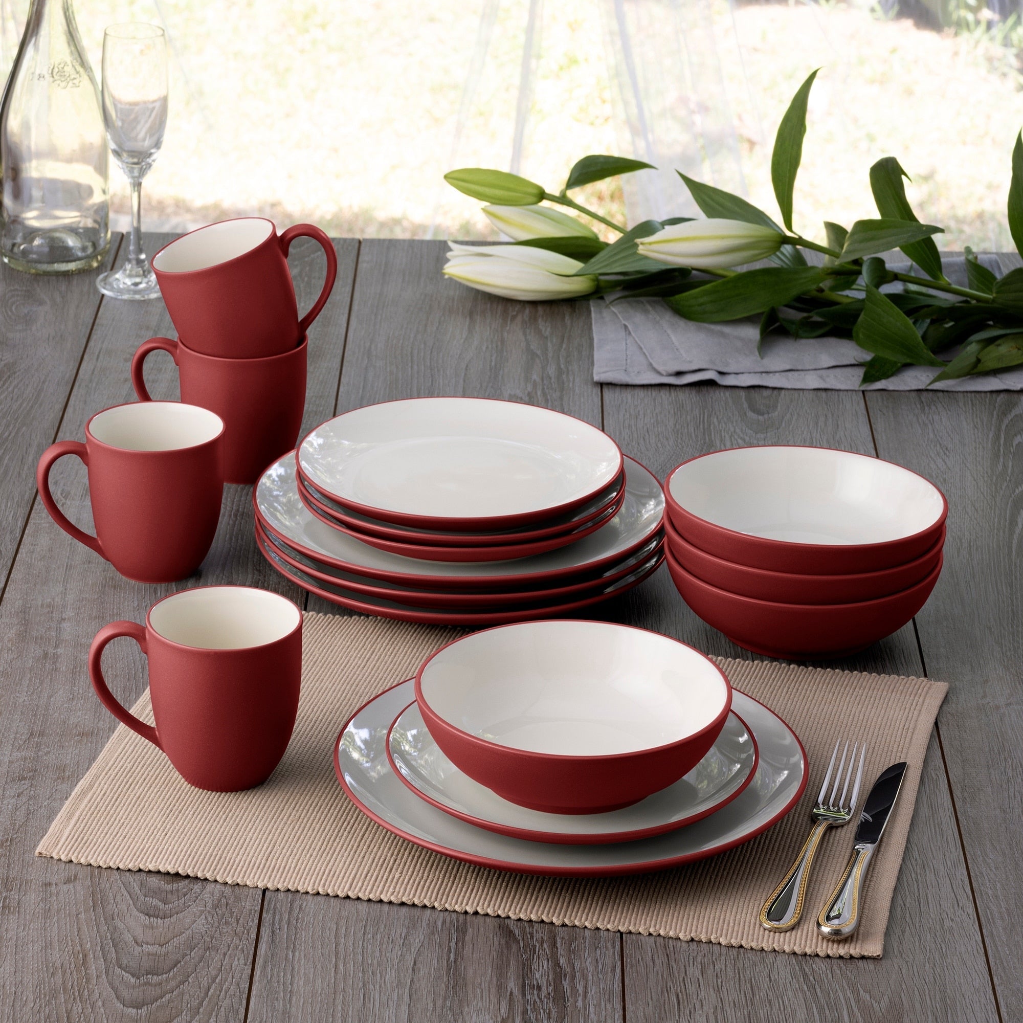Noritake Colorwave 16-Piece Coupe Dinnerware Set, Service For 4