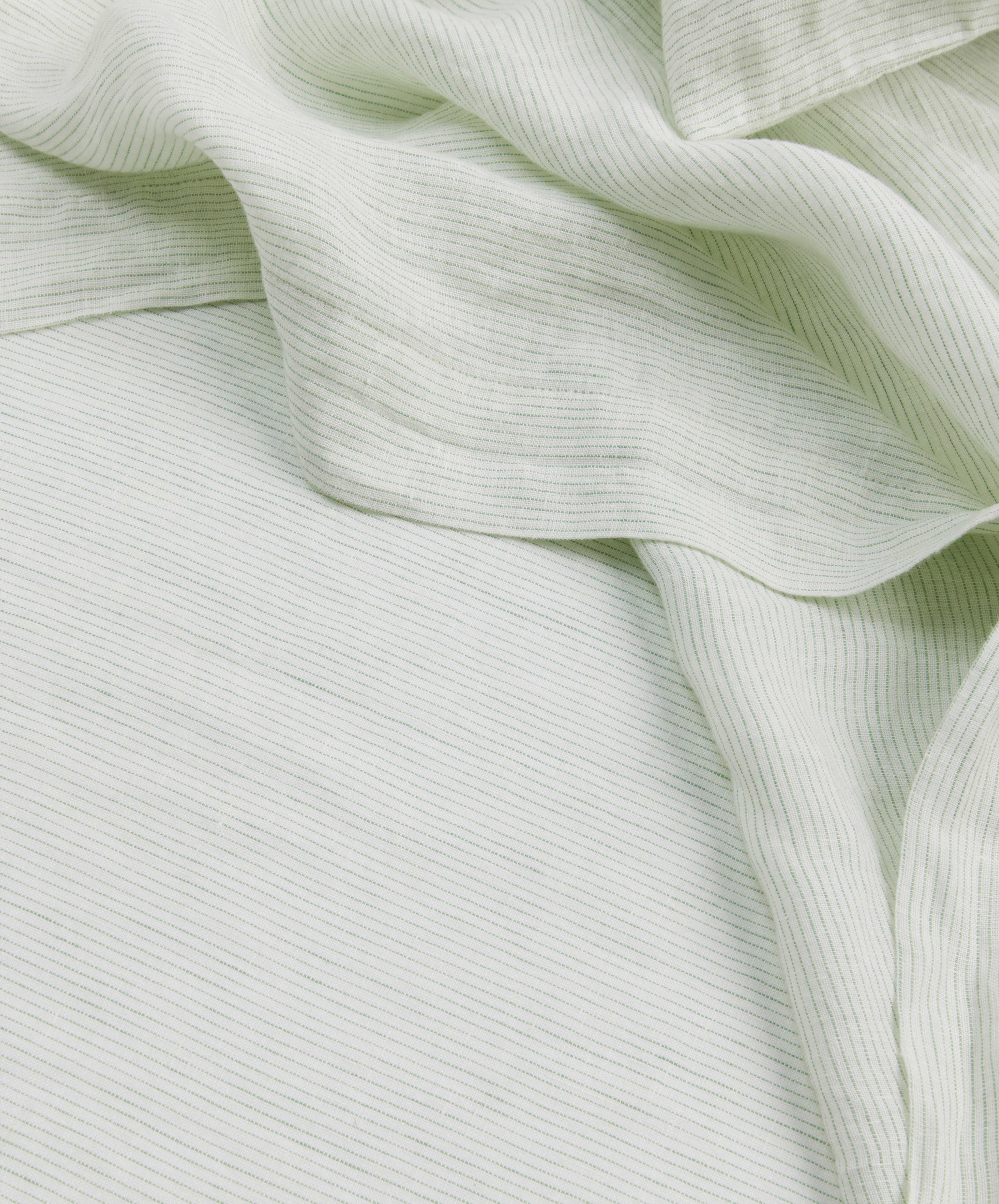 Linen Table Napkins - Fern Stripe