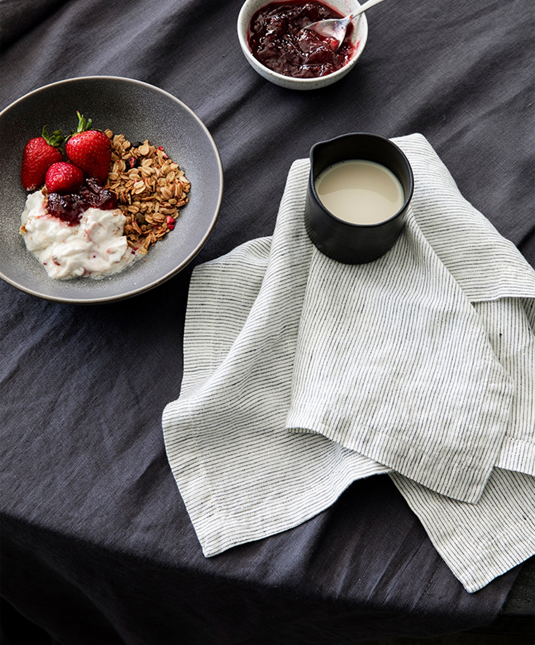 Dining Edit - Slate & Pinstripe