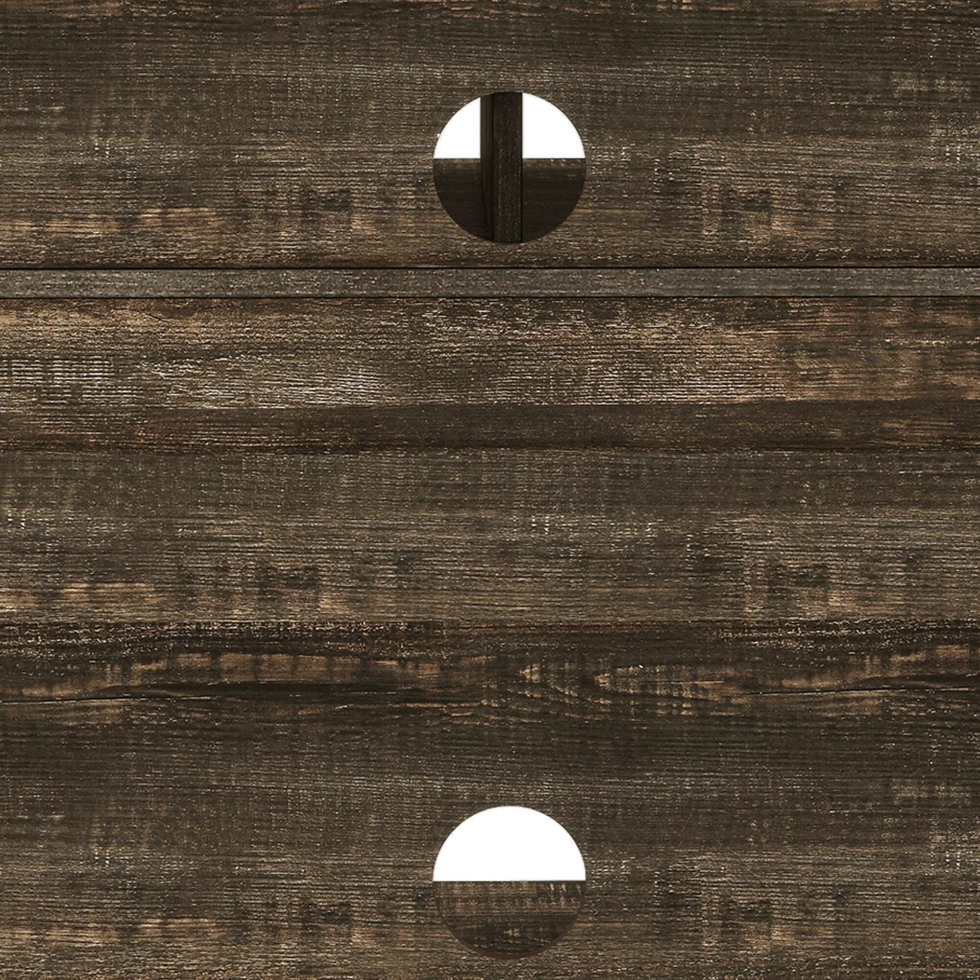 Farmhouse TV Stand for up to 65 TV with Doors and Open Shelves Media Console Power Outlet