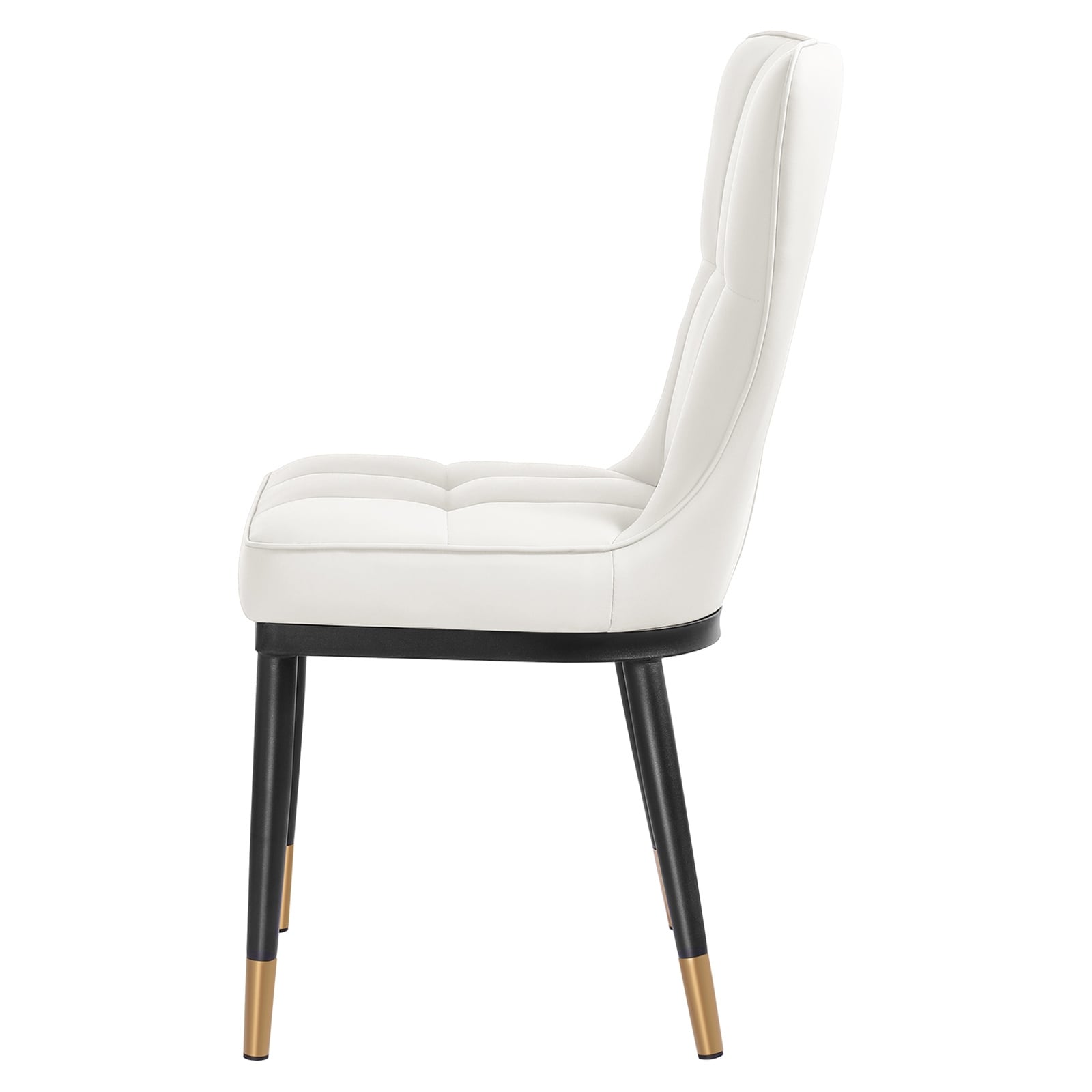 Faux Leather Upholstered Dining Chairs Set of 2/4