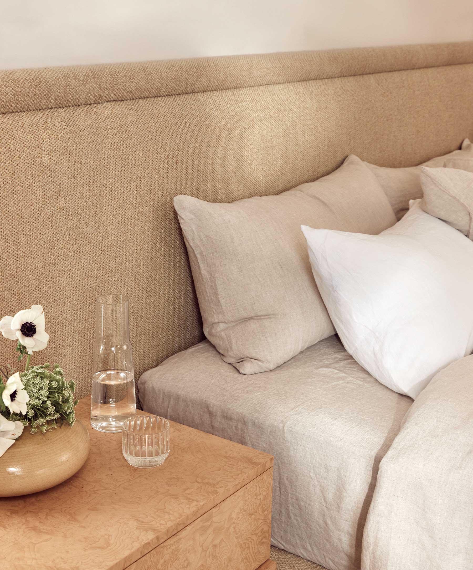 Set of 2 Linen Pillowcases - Natural