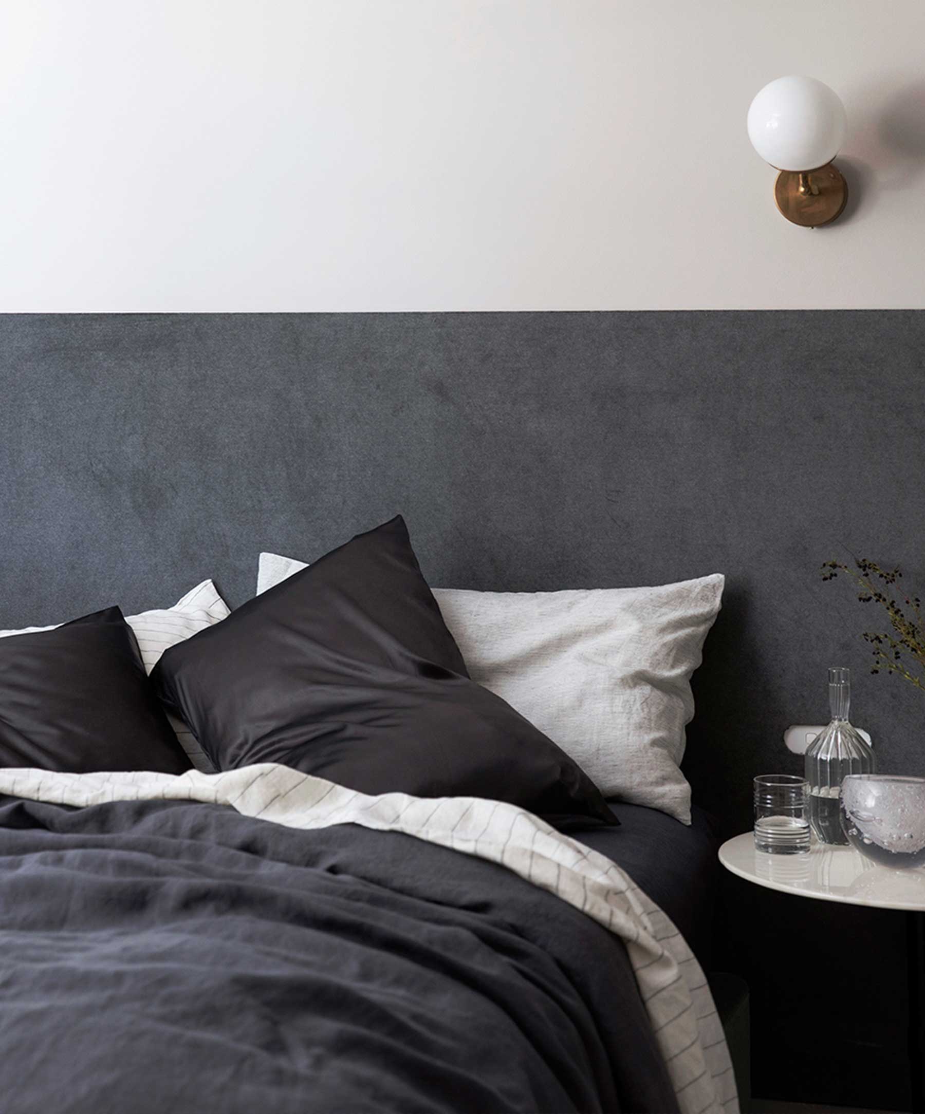 Linen Sheet Set with Pillowcases - Slate