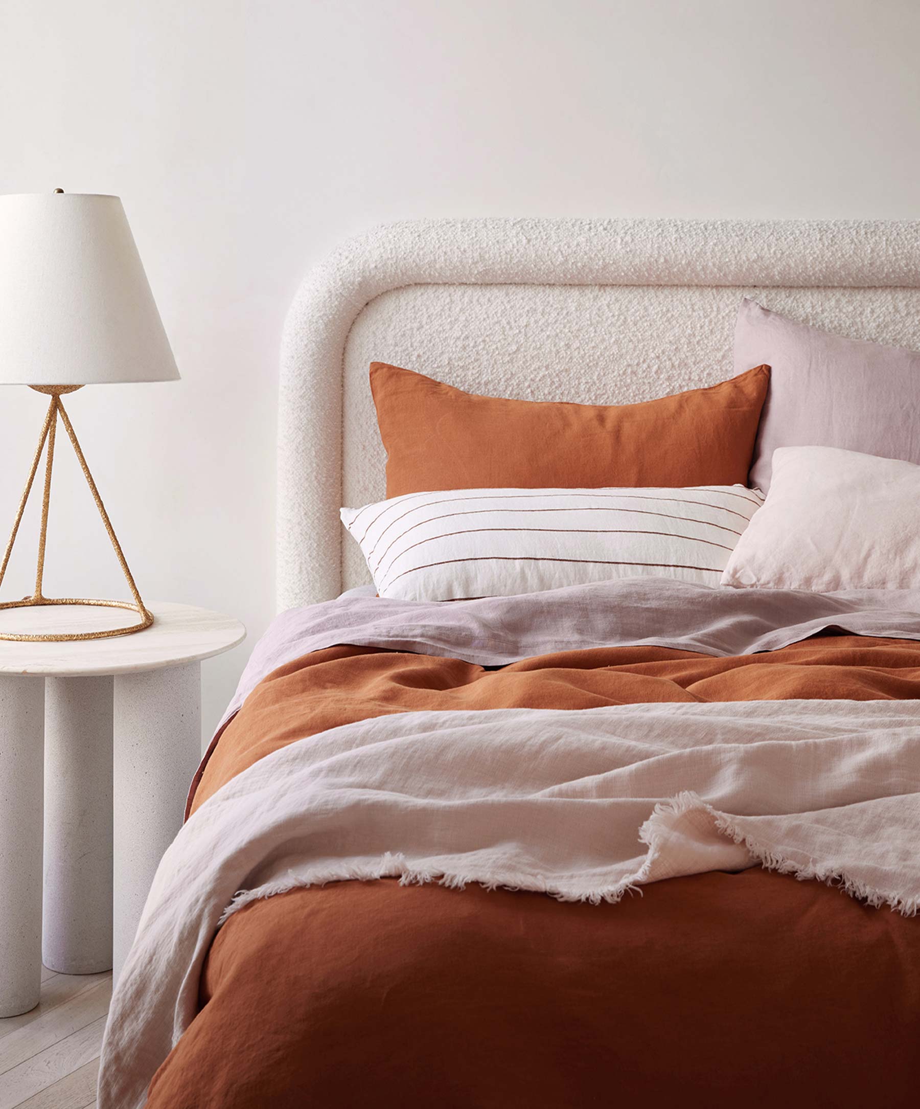Set of 2 Linen Pillowcases - Dusk