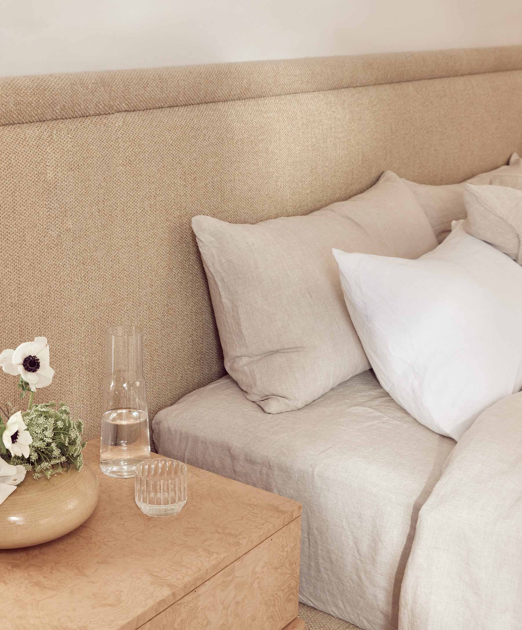 Linen Sheet Set with Pillowcases - Natural